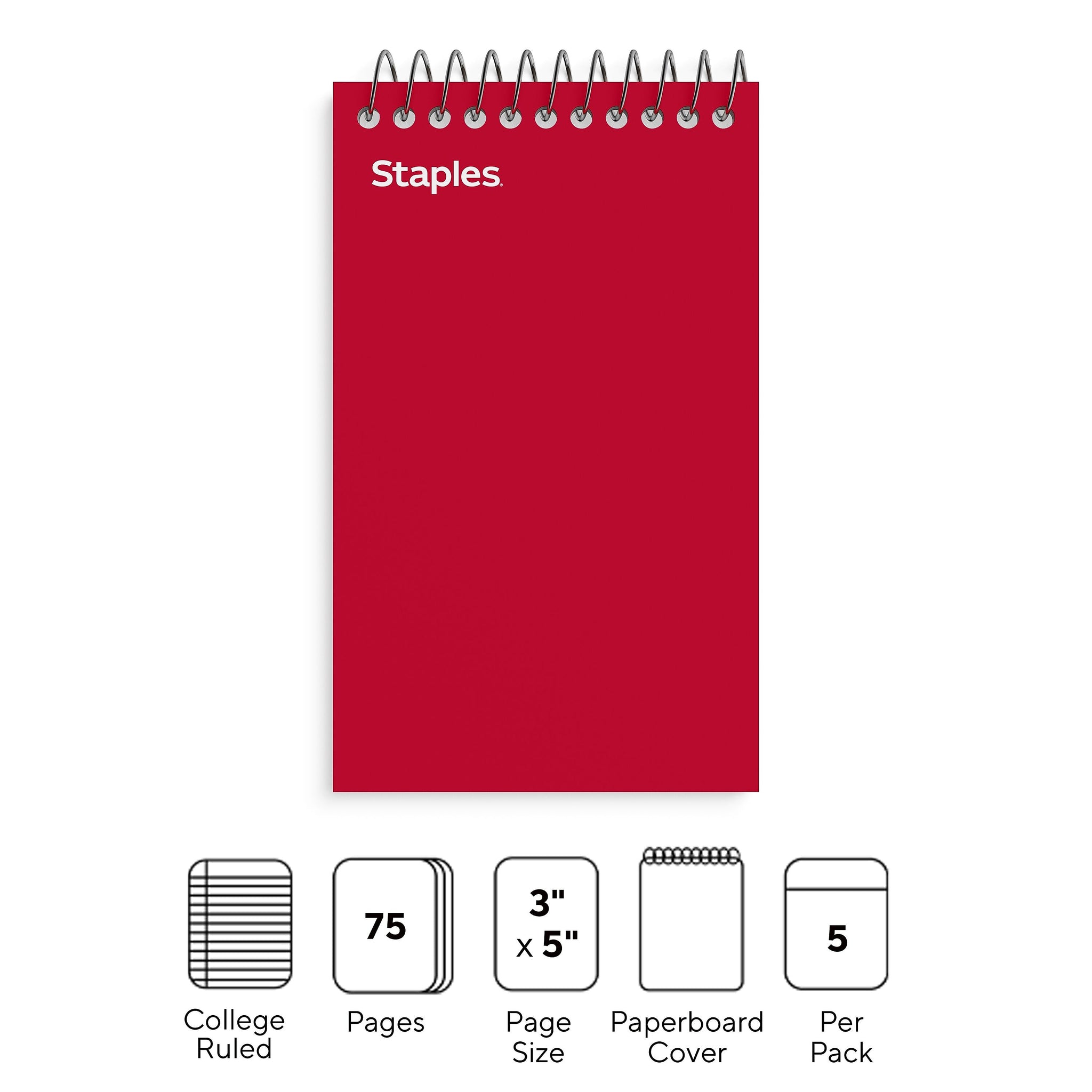 Staples® Memo Pads, 3