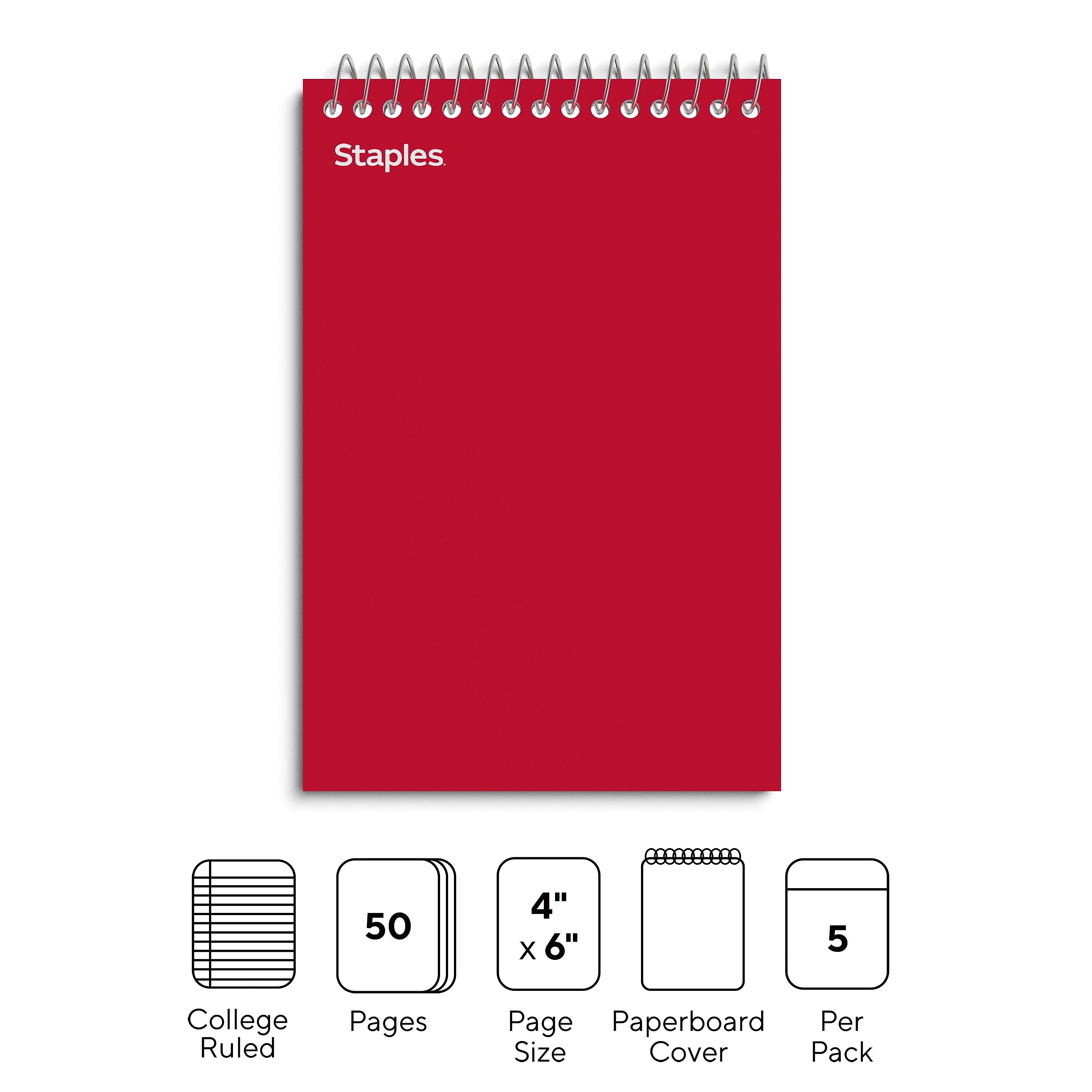 Staples® Memo Pads, 4