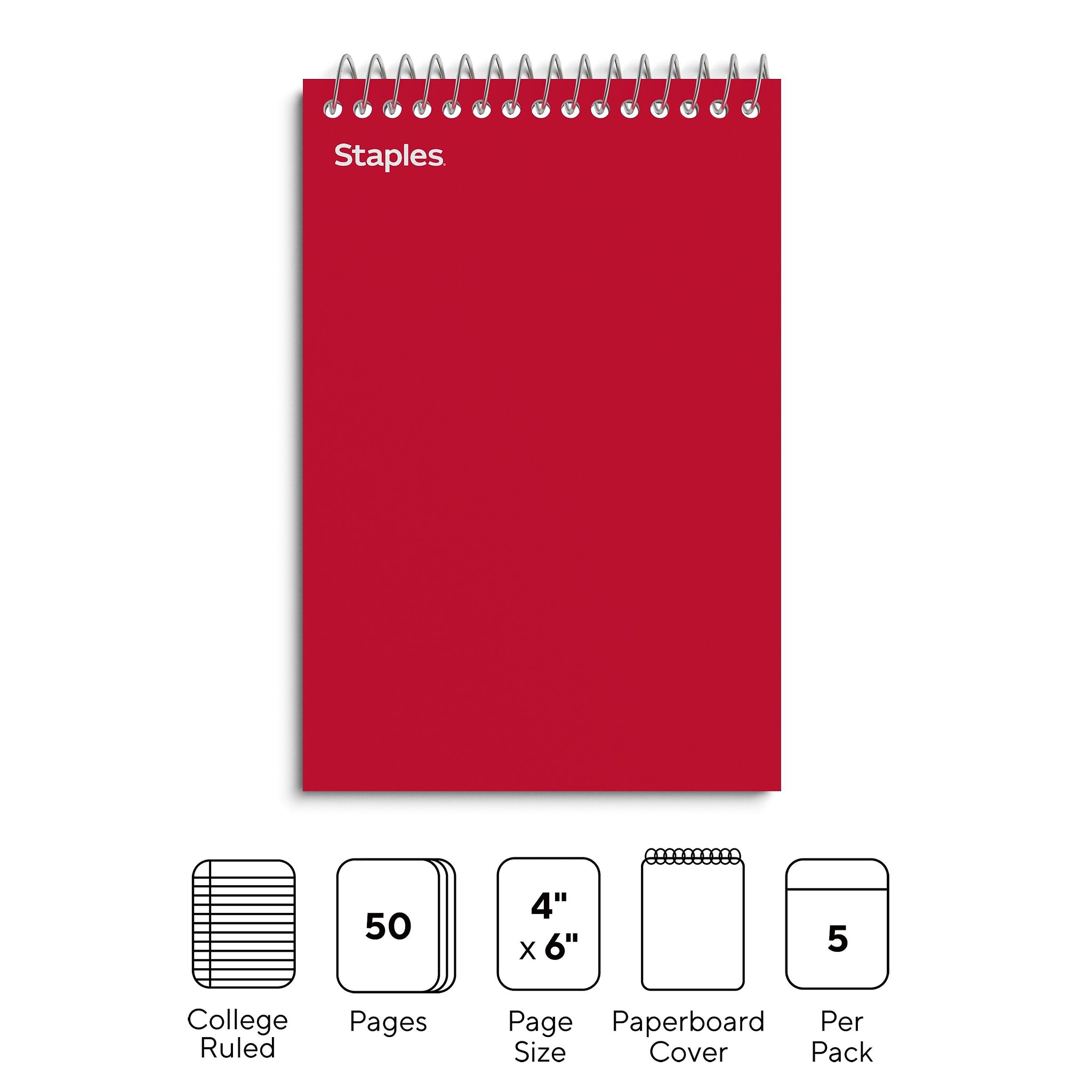 Staples® Memo Pads, 4