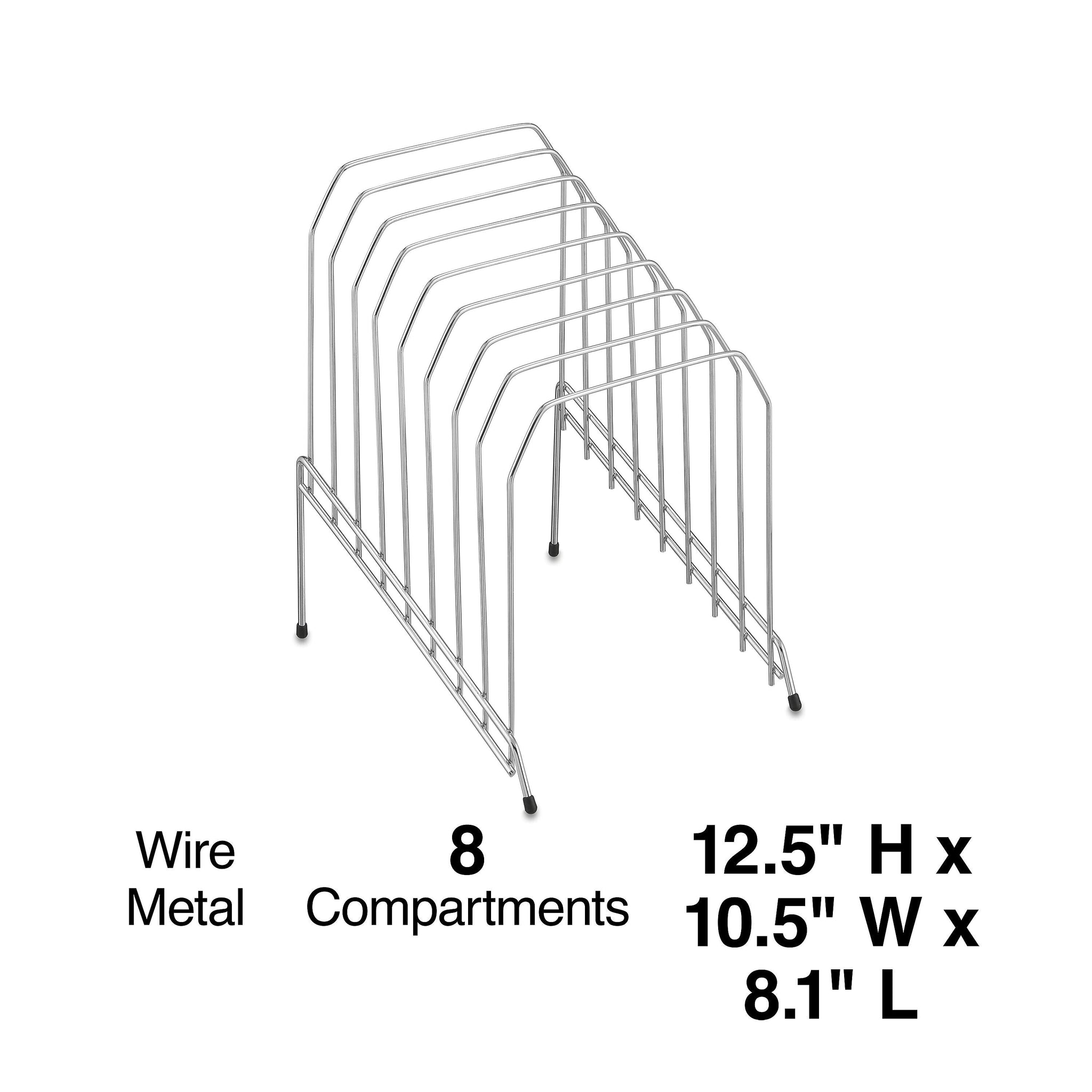 Staples Metal Incline Sorter, Chrome