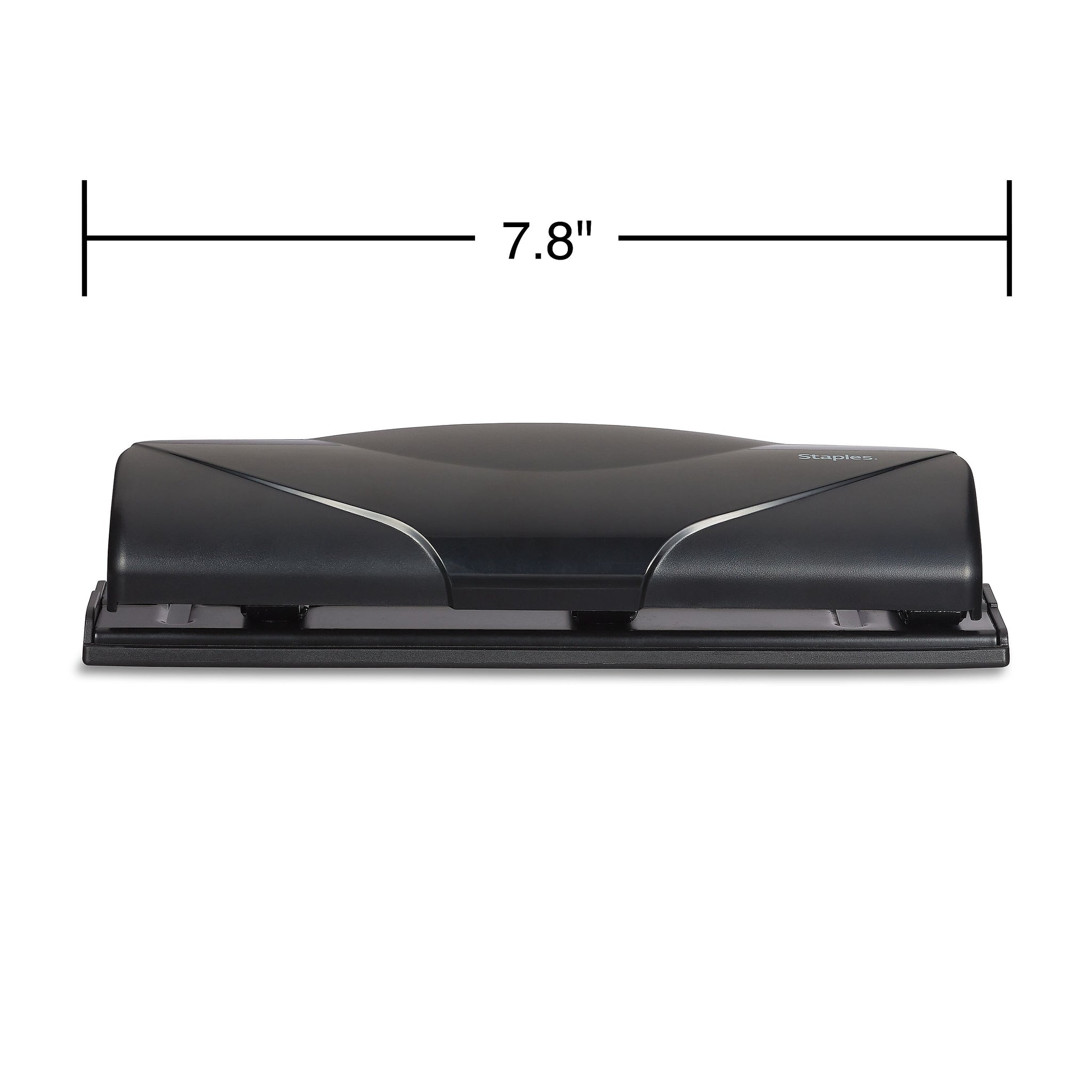 Staples Mini 3-Hole Punch, 6 Sheet Capacity, Black