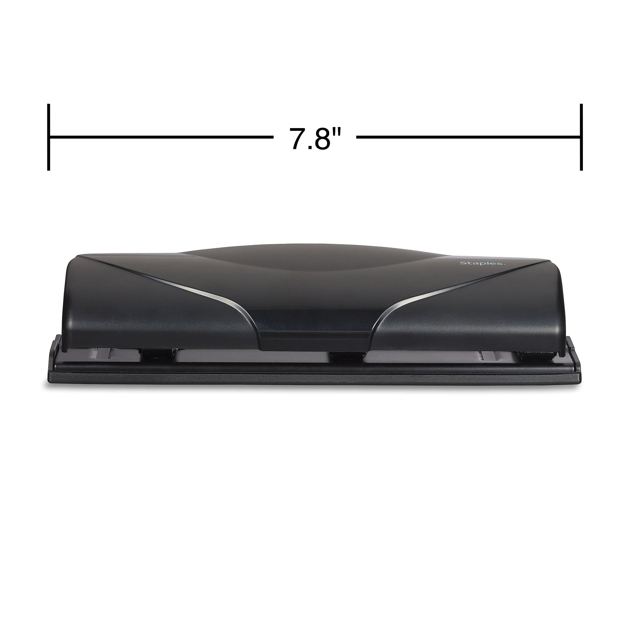 Staples Mini 3-Hole Punch, 6 Sheet Capacity, Black