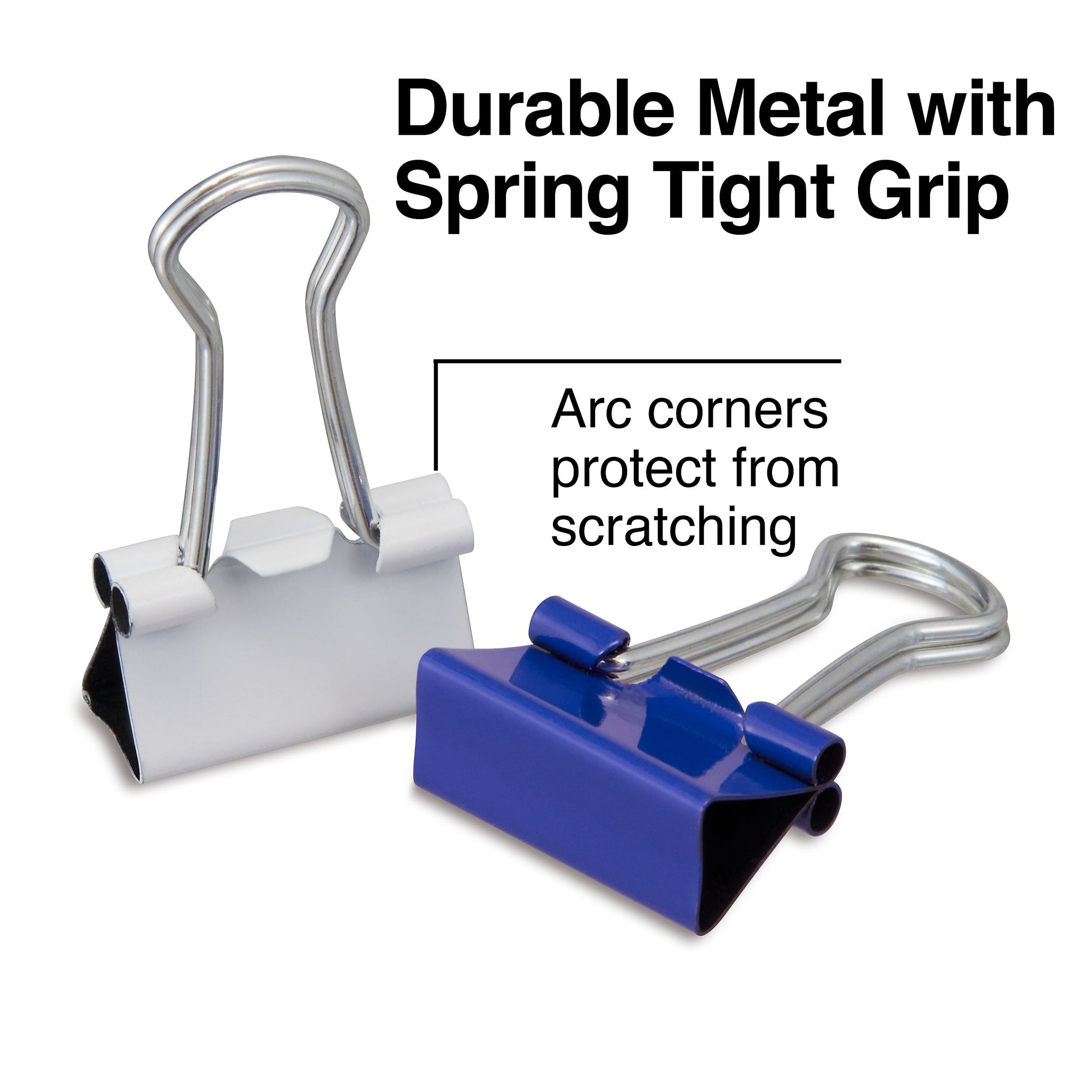 Staples Mini Binder Clips, Assorted Colors, 60/Pack