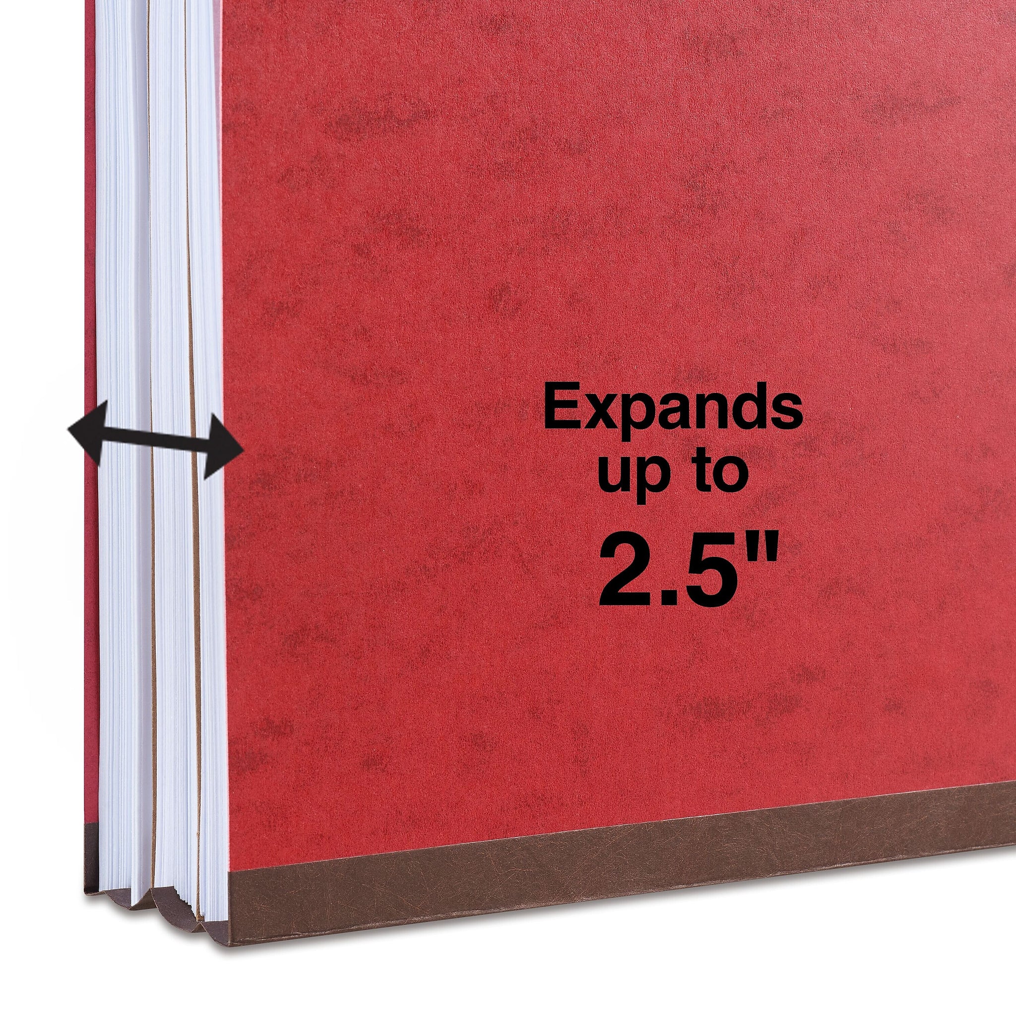 Staples Moisture Resistant Classification Folder, 2-Dividers, 2.5
