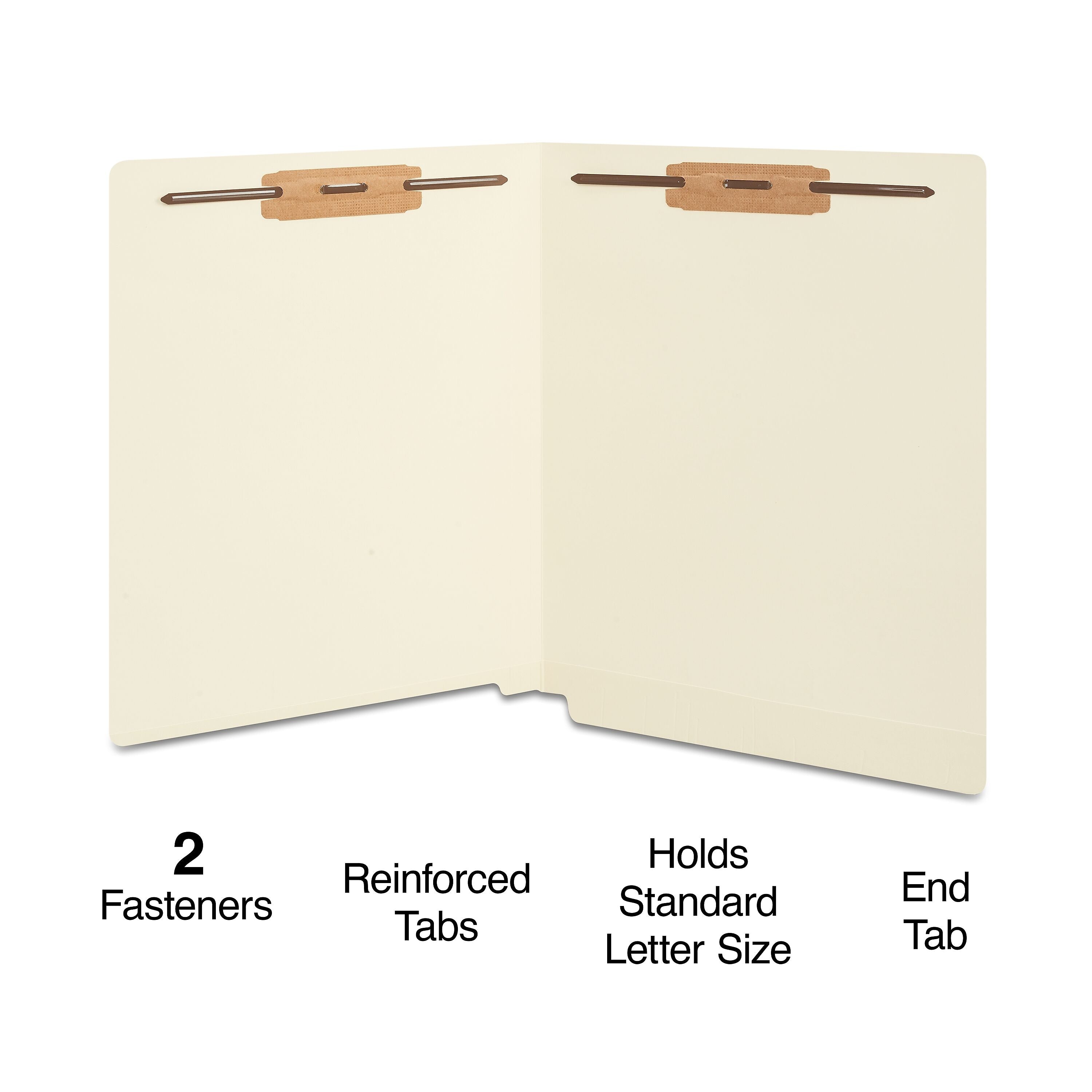 Staples® Moisture Resistant Heavy Duty Classification Folder, Letter Size, Manila, 150/Box