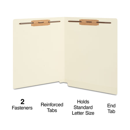 Staples® Moisture Resistant Heavy Duty Classification Folder, Letter Size, Manila, 150/Box