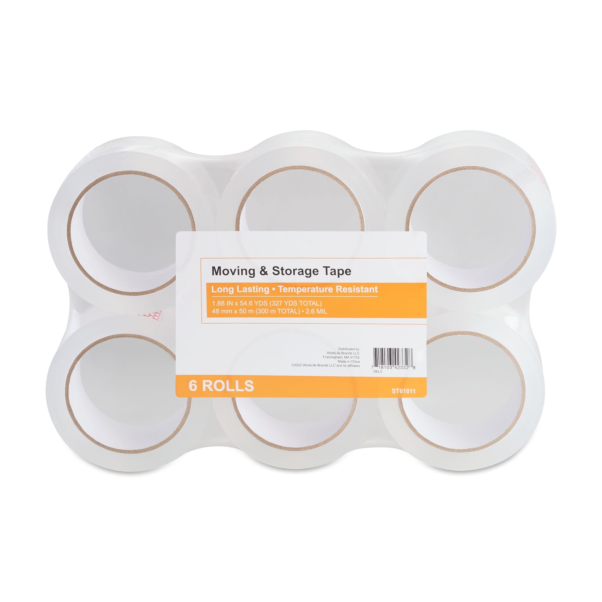 Staples Moving and Storage Packing Tape, 1.88