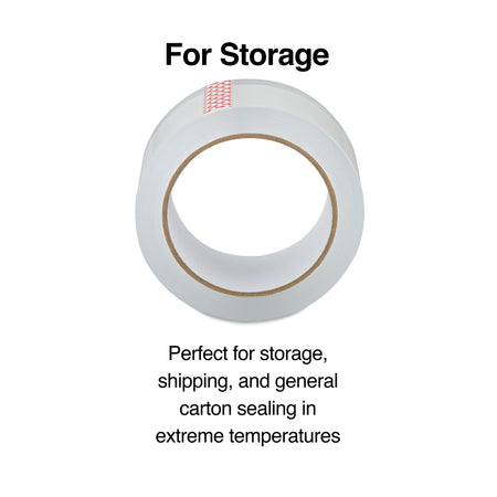 Staples Moving and Storage Packing Tape, 1.88"W x 54.6 yds., Clear, 6 Pack