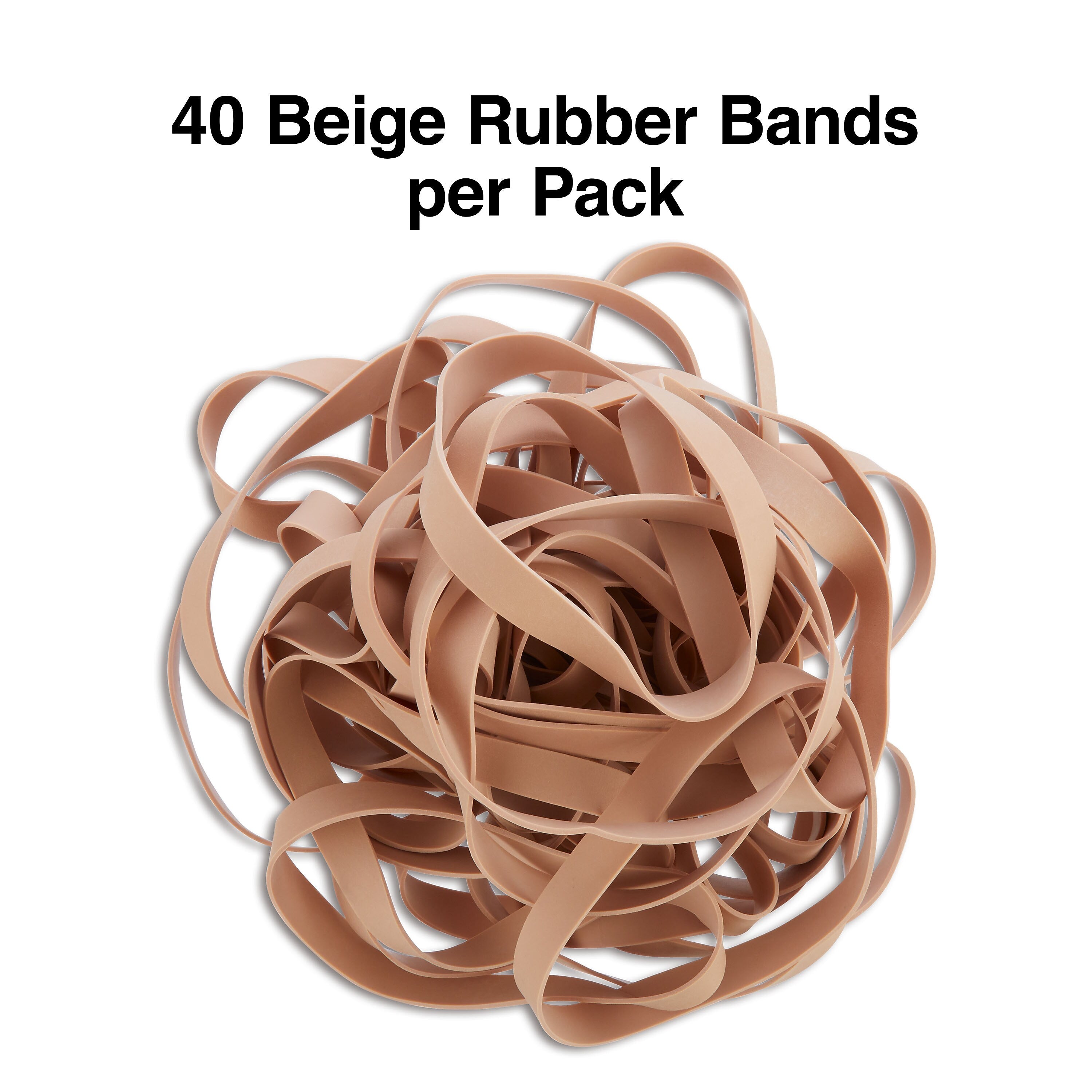 Staples Multi-Purpose #107 Rubber Bands, 40/Pack