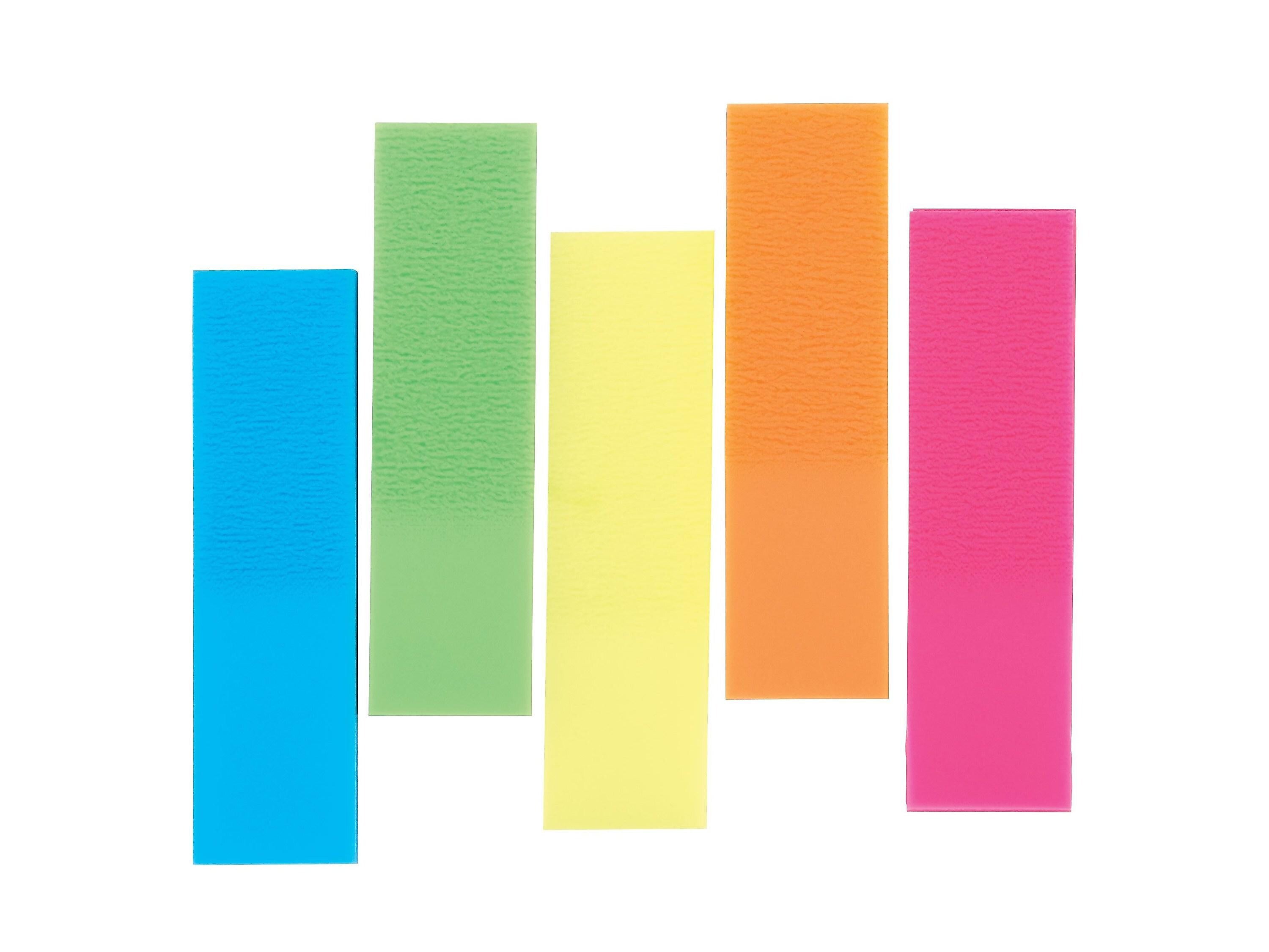 Staples Neon Lights Collection Page Flags, 0.5