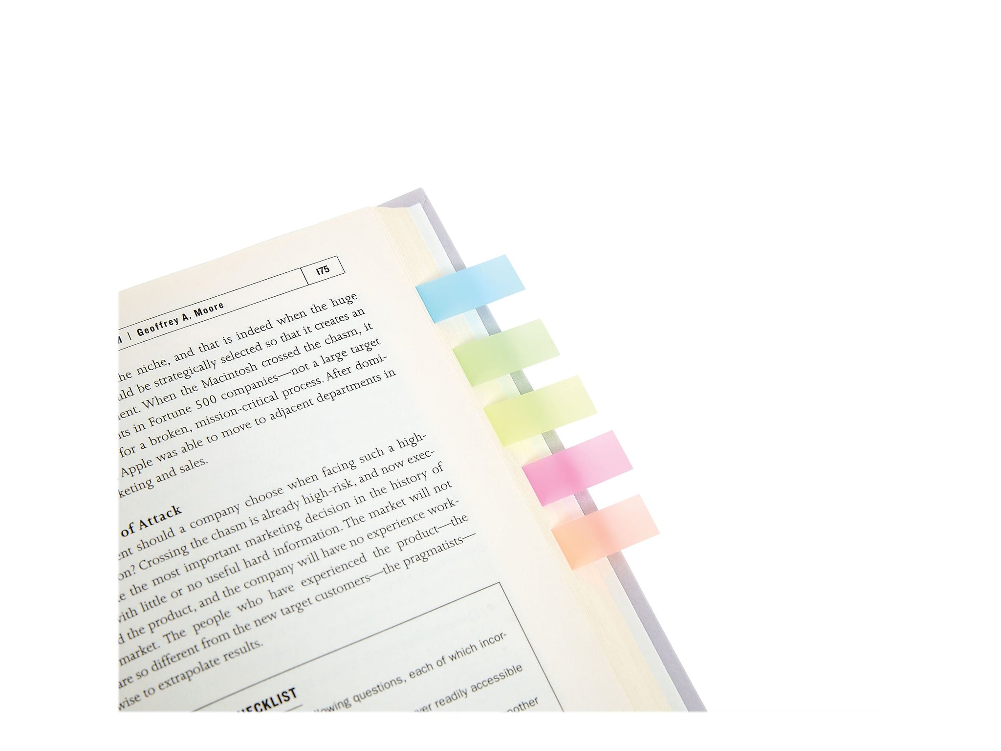 Staples Neon Lights Collection Page Flags, 0.5