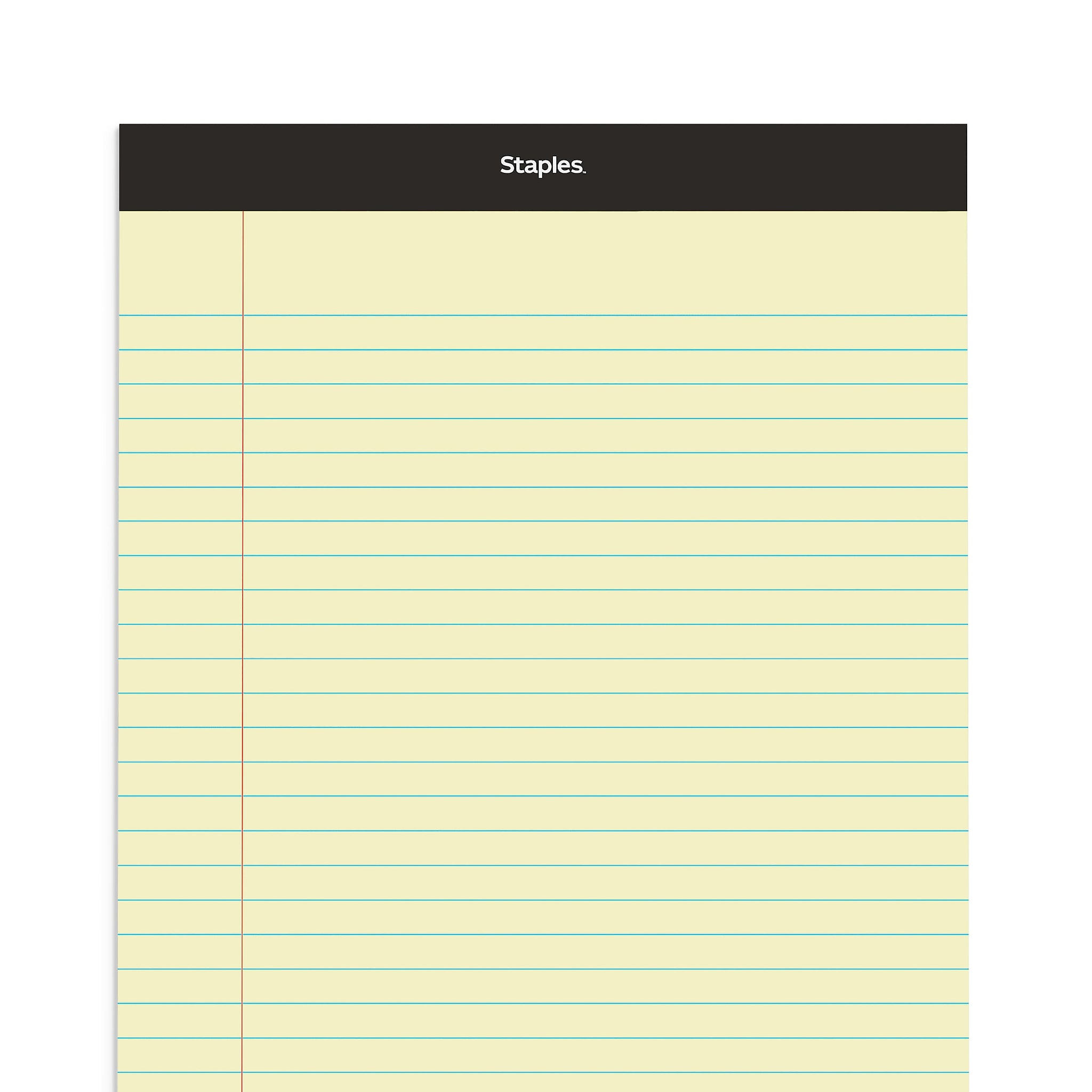 Staples Notepad, 8.5