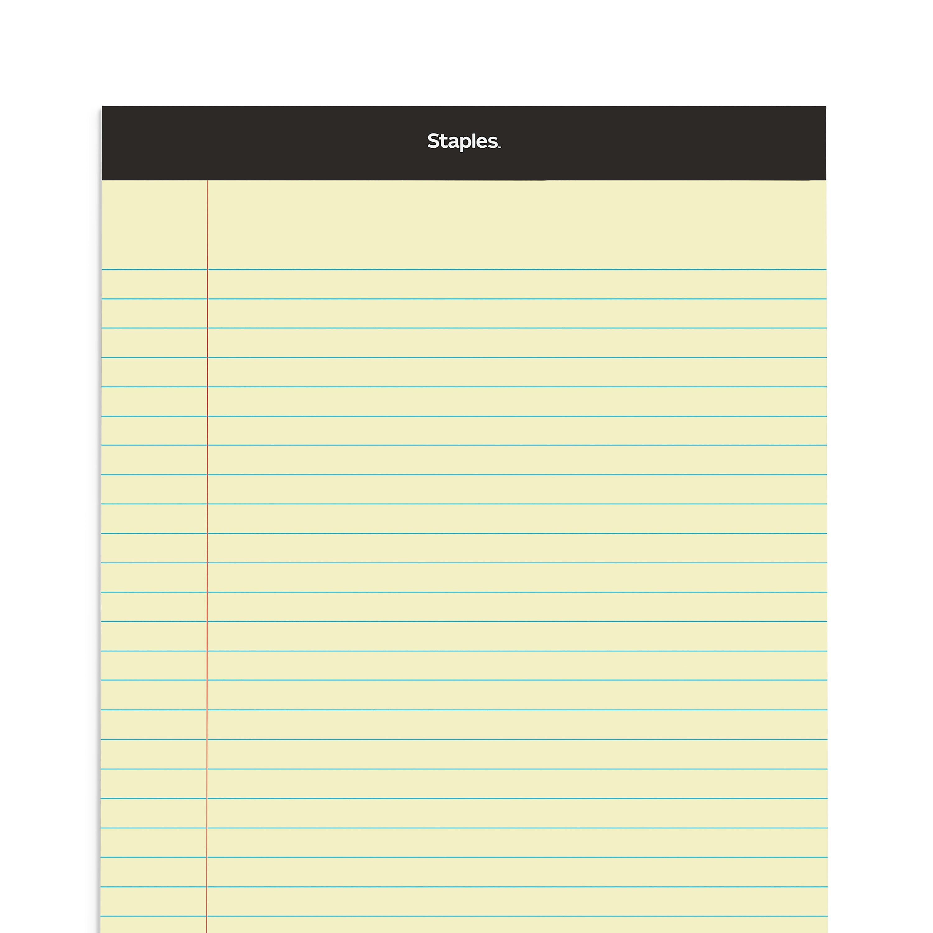 Staples Notepad, 8.5
