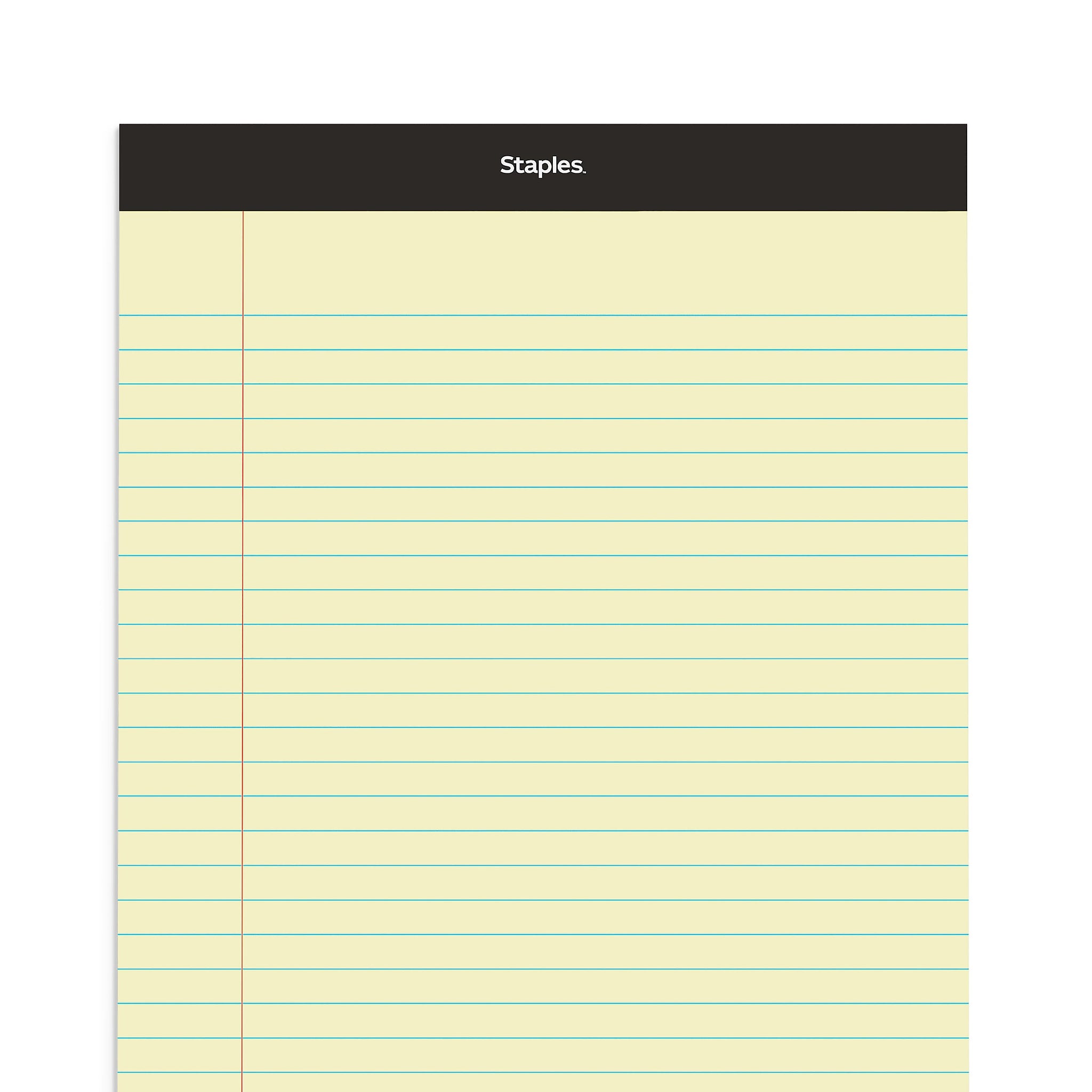 Staples Notepad, 8.5