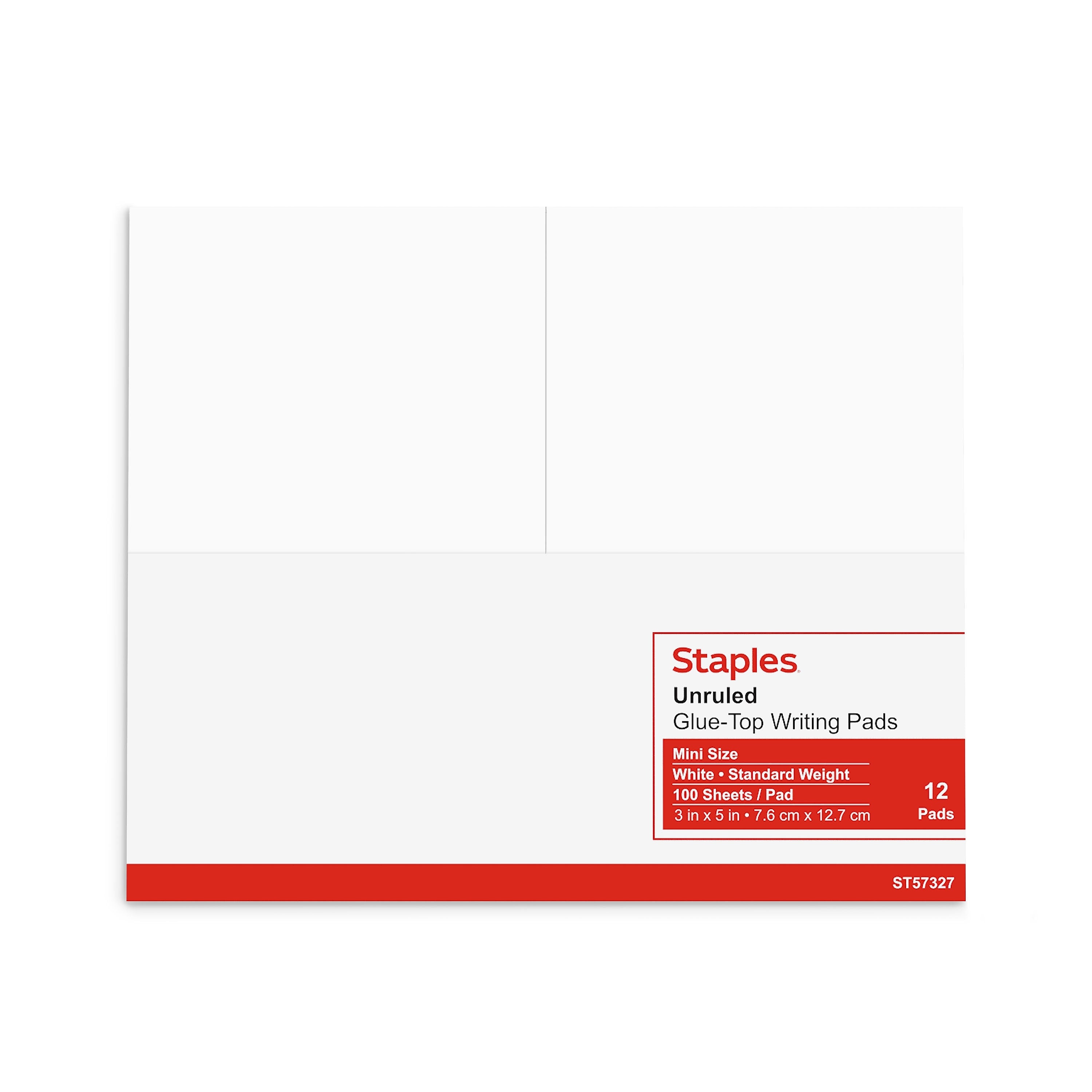 Staples Notepads, 3