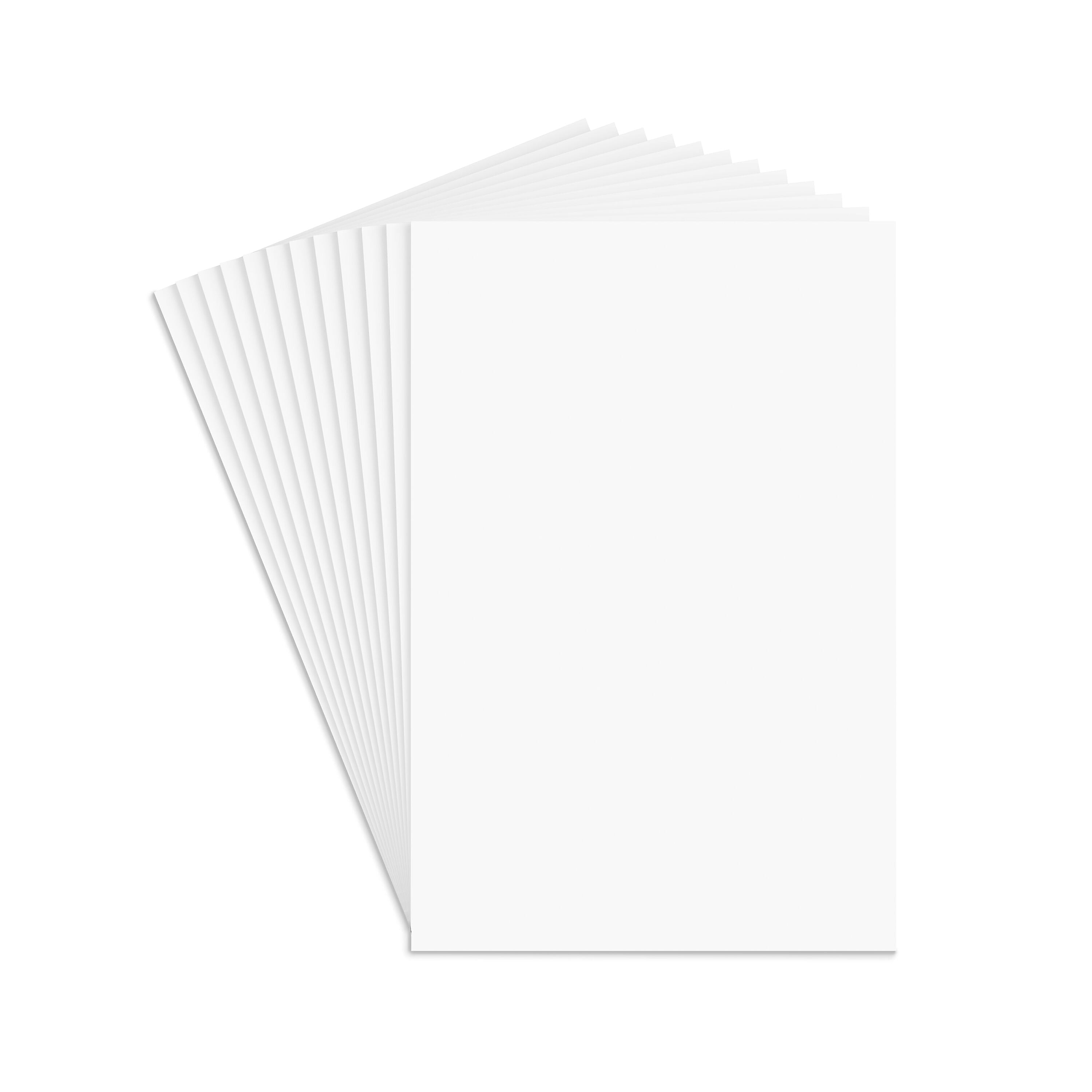 Staples Notepads, 4" x 6", Unruled, White, 100 Sheets/Pad, Dozen Pads/Pack