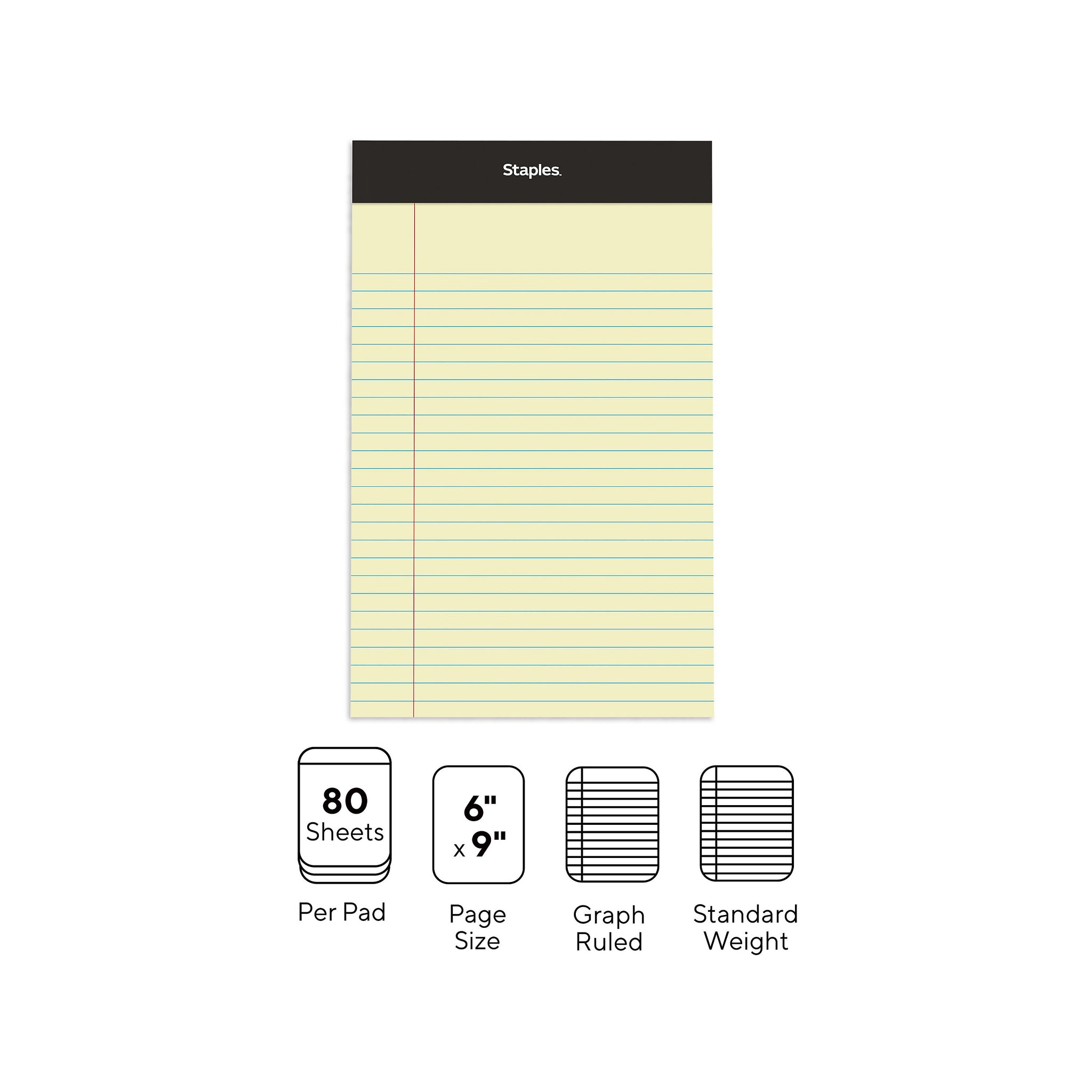 Staples Notepads, 5