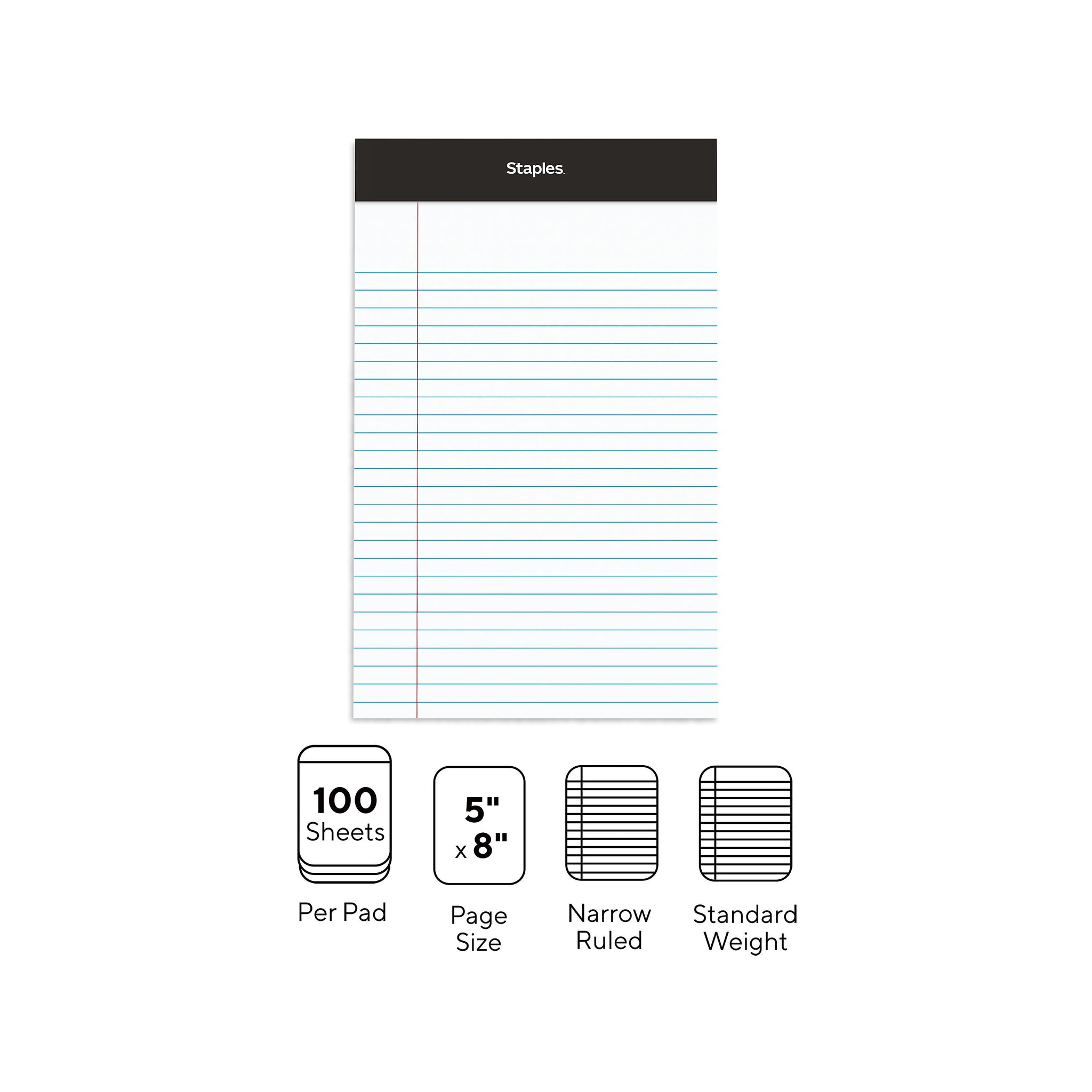 Staples Notepads, 5
