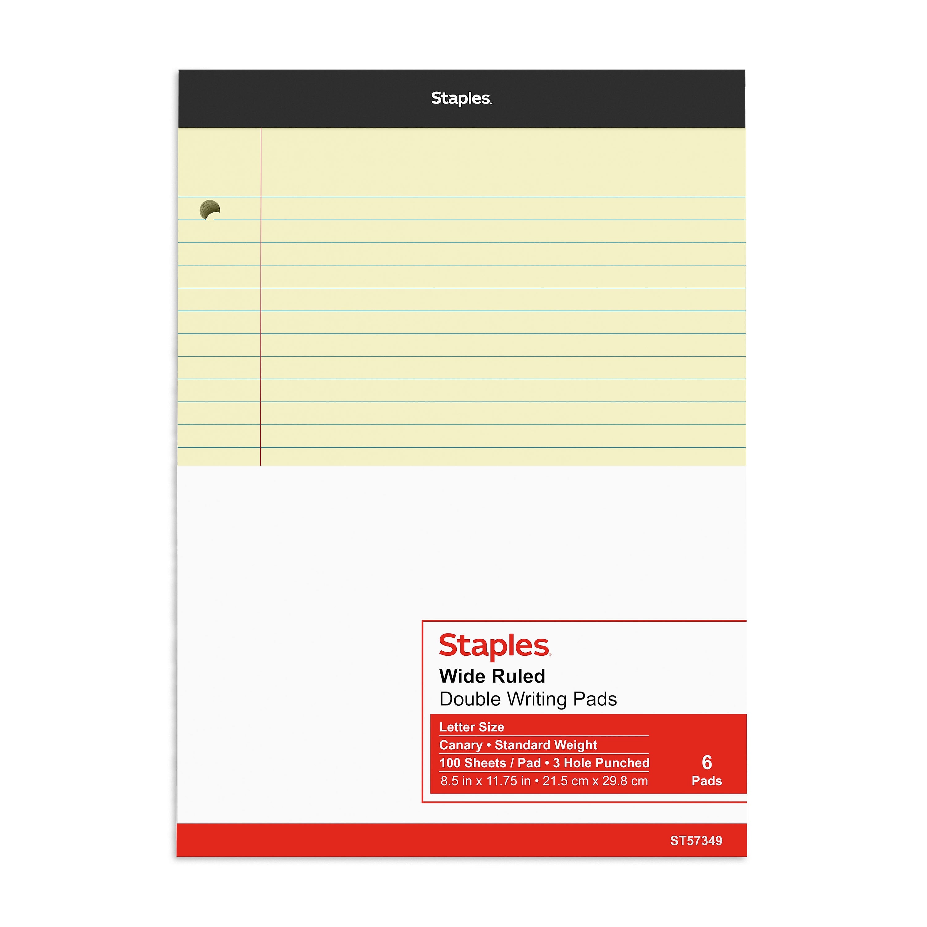 Staples Notepads, 8.5