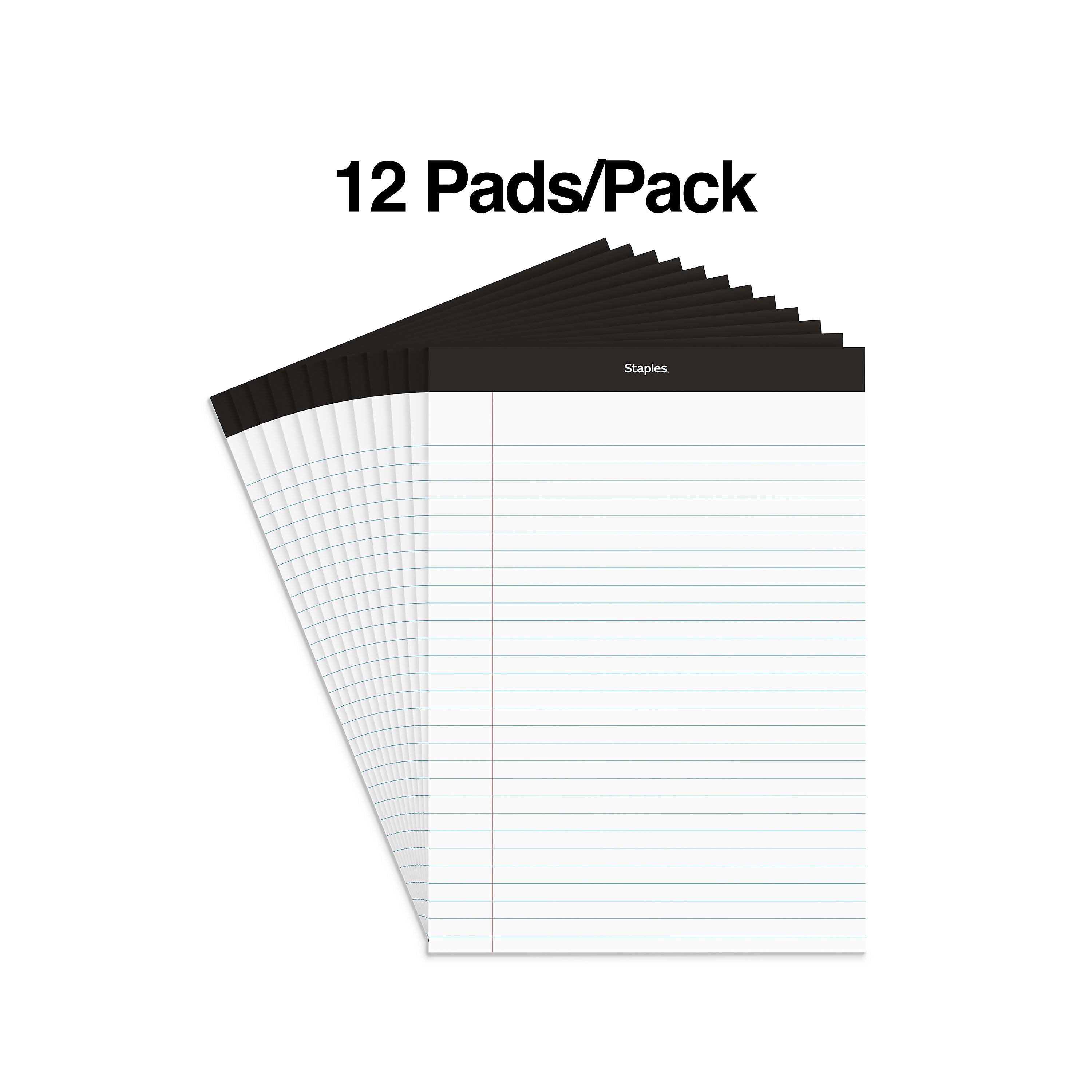 Staples Notepads, 8.5