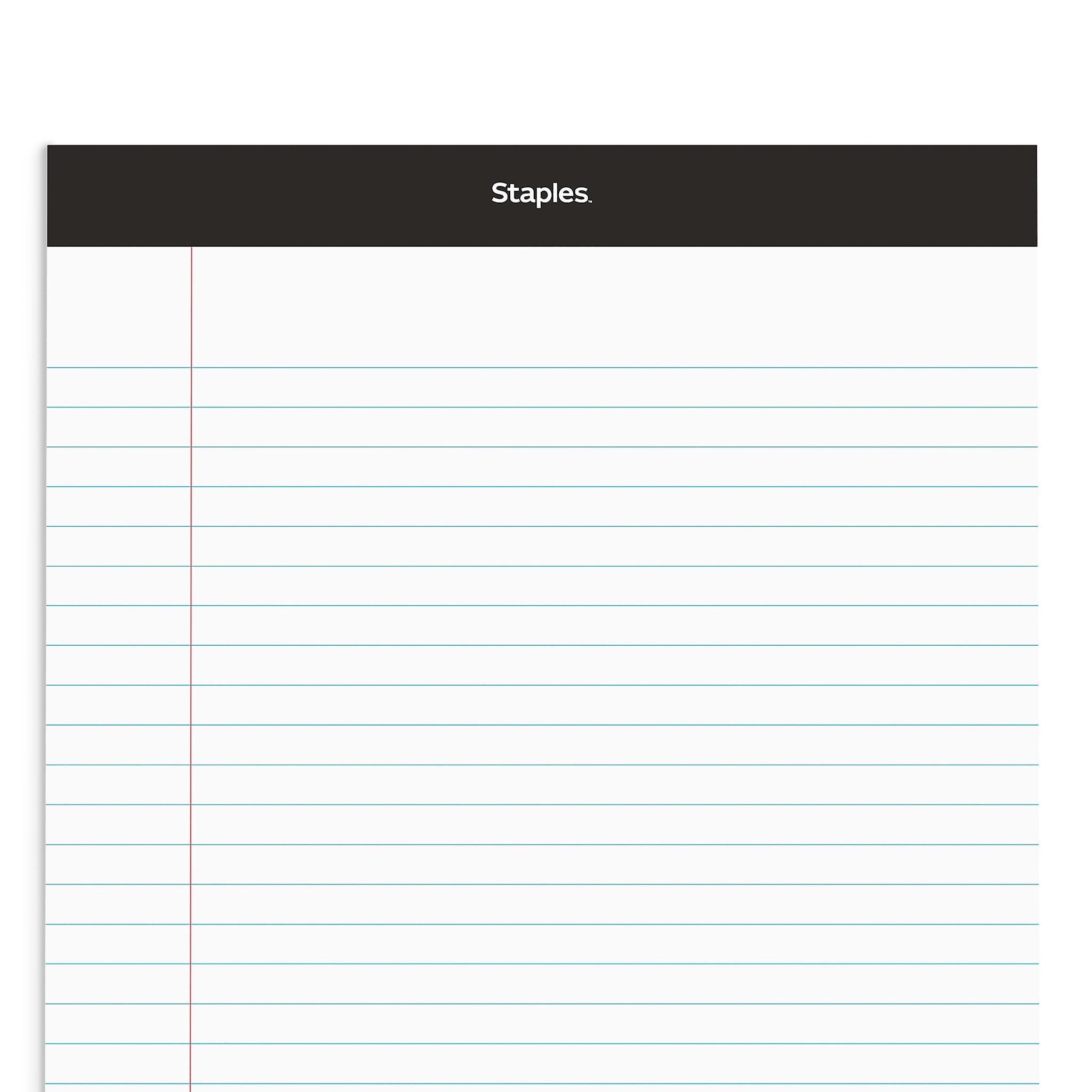 Staples Notepads, 8.5