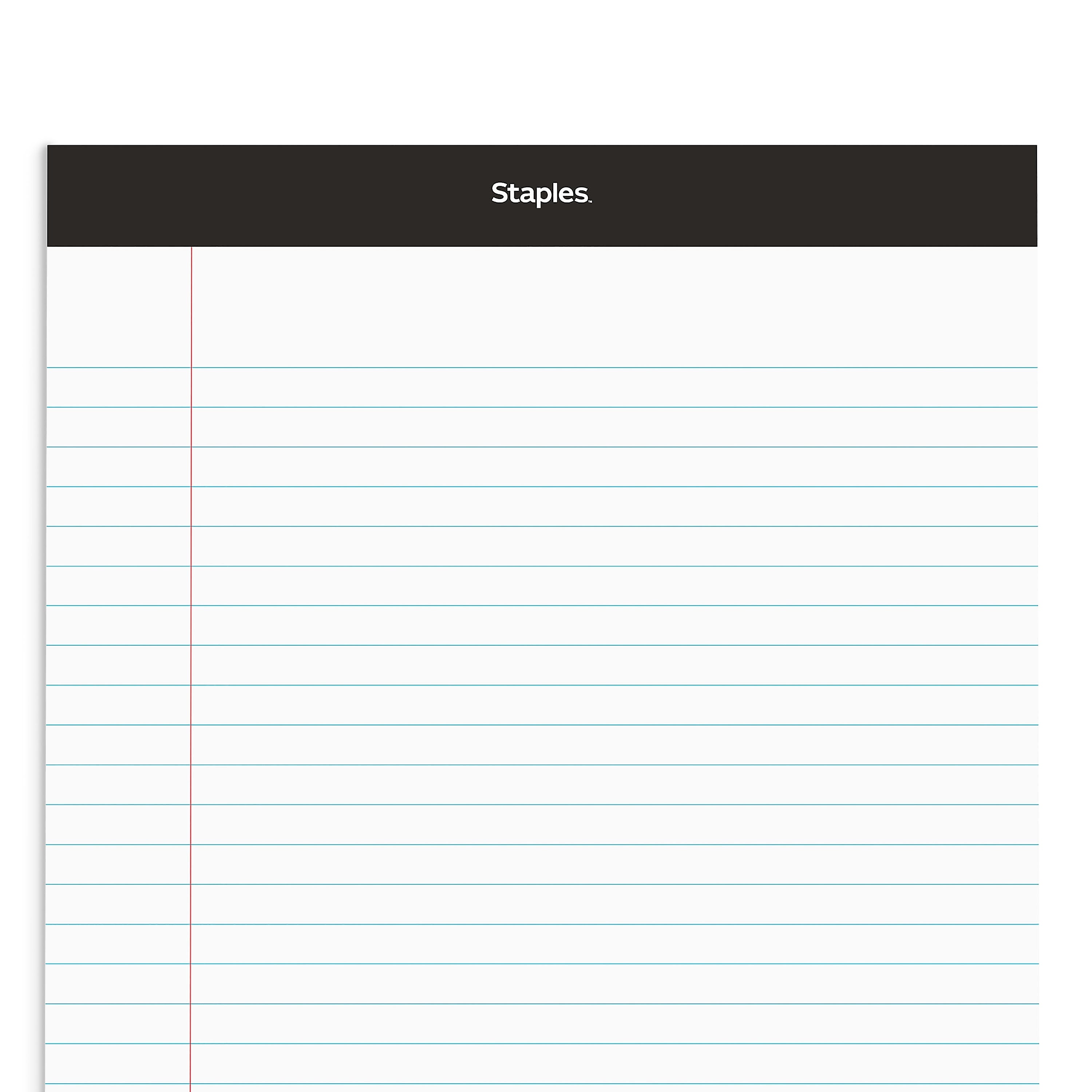 Staples Notepads, 8.5