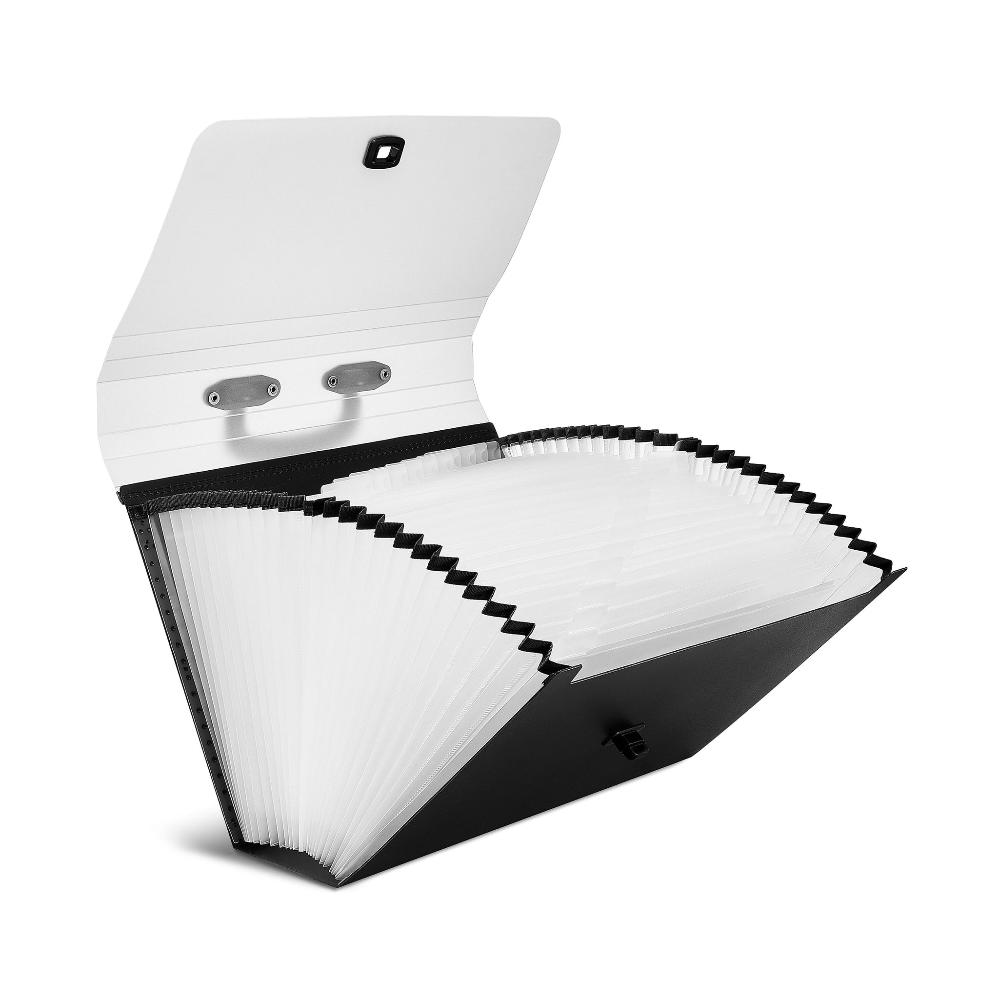 Staples Office Pro Accordion File, 26-Pocket, Letter Size, Black