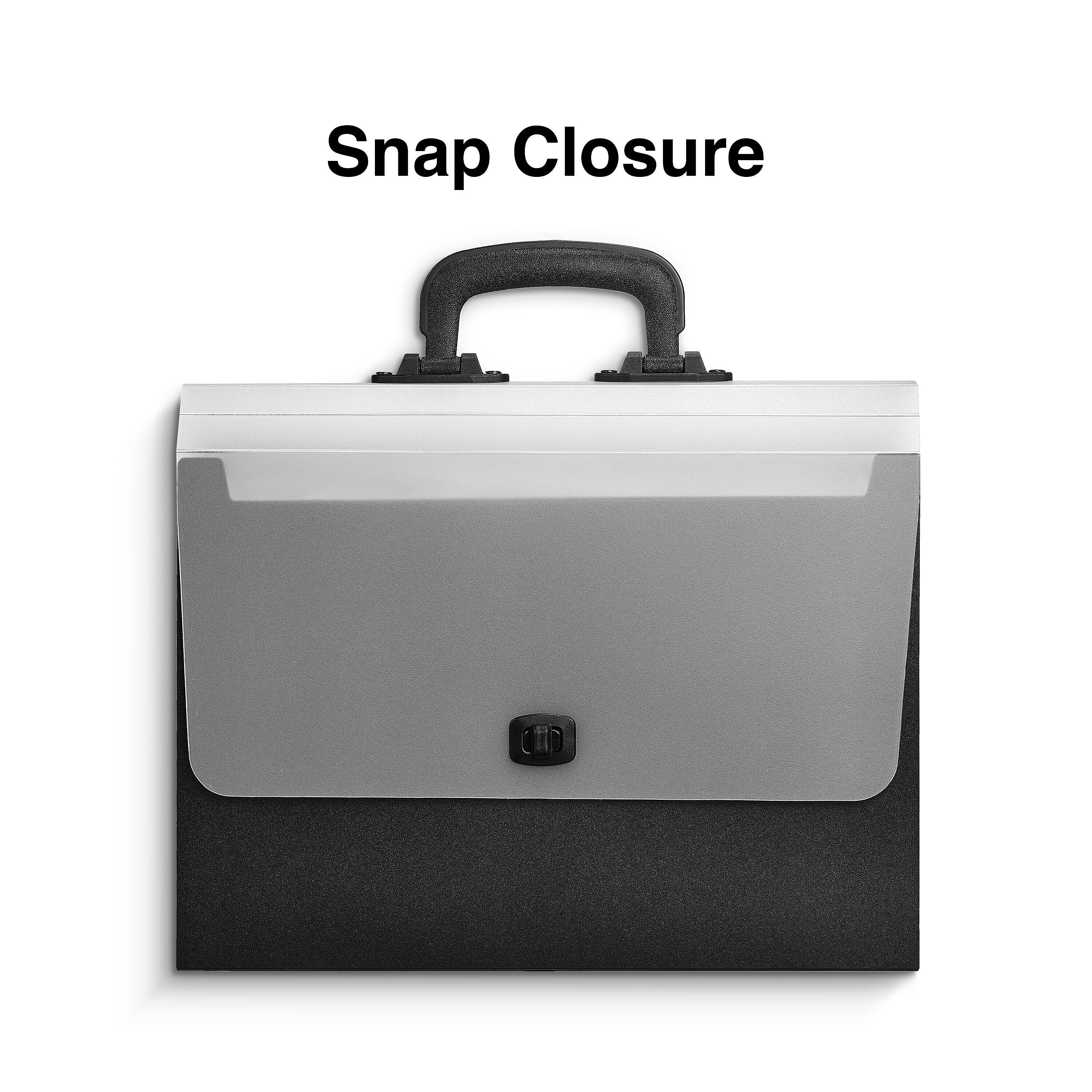 Staples Office Pro Accordion File, 26-Pocket, Letter Size, Black