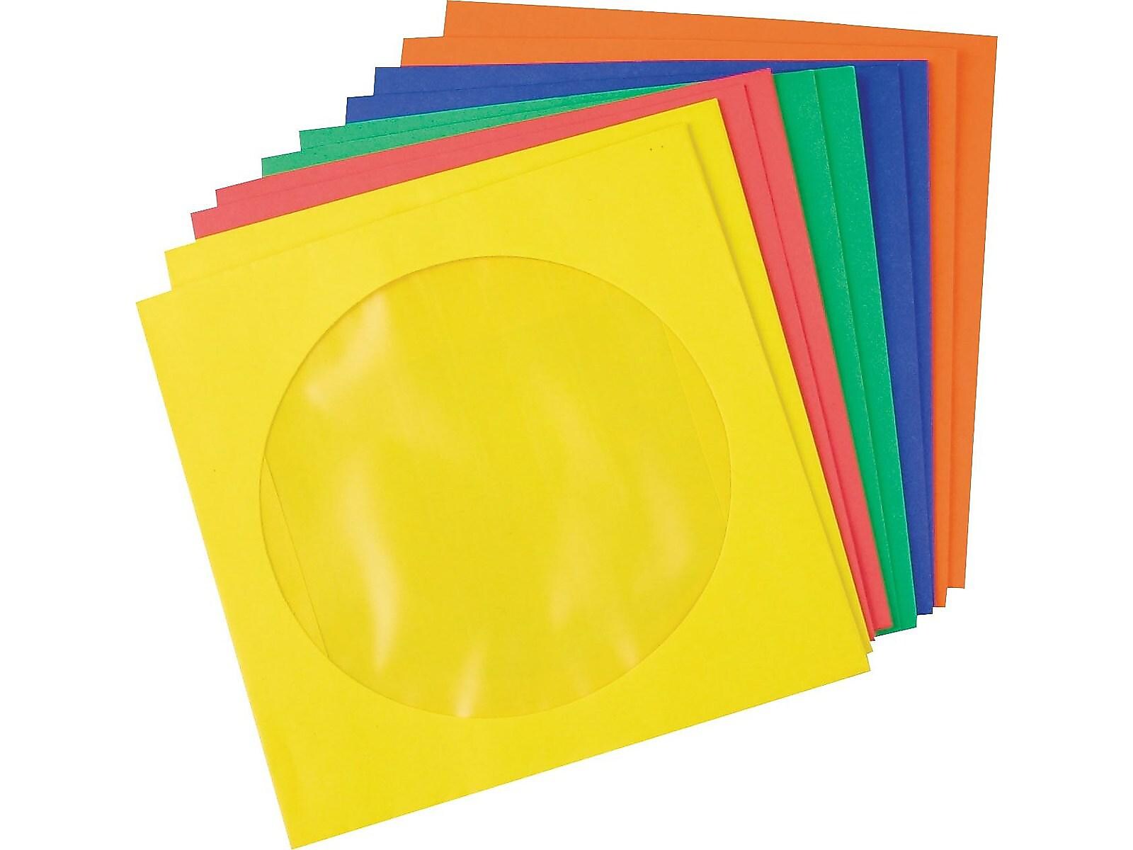 Staples Open End CD/DVD Envelopes, 5