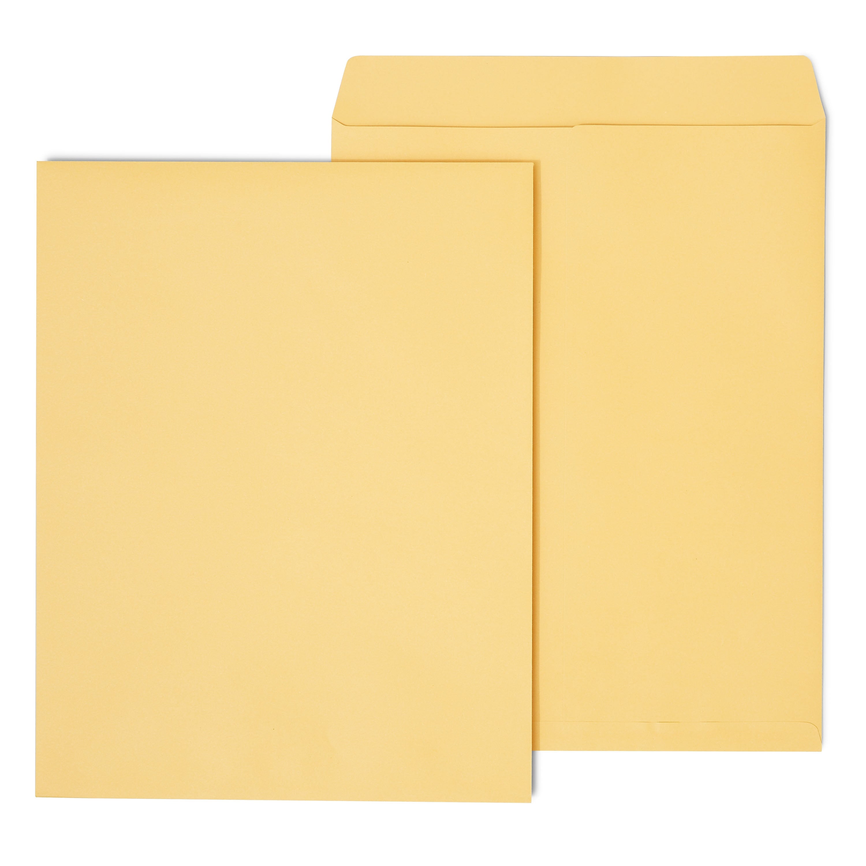 Staples Open End Kraft Catalog Envelopes, 14"L x 18"H, Brown, 25/Pack