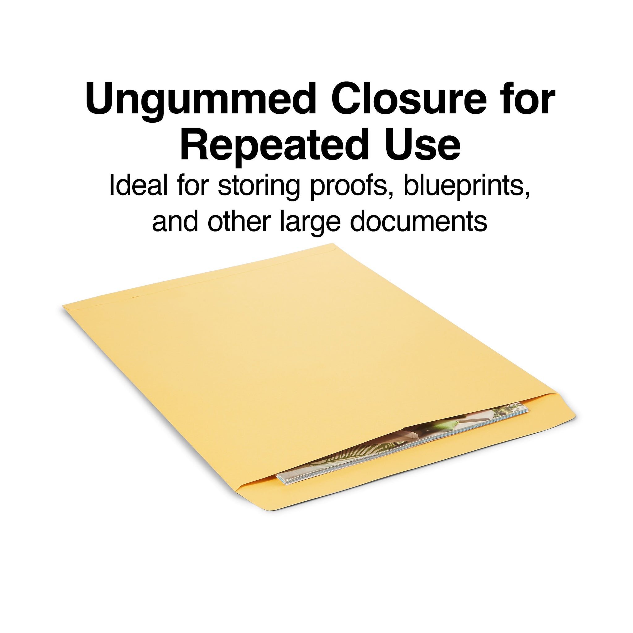 Staples Open End Kraft Catalog Envelopes, 14