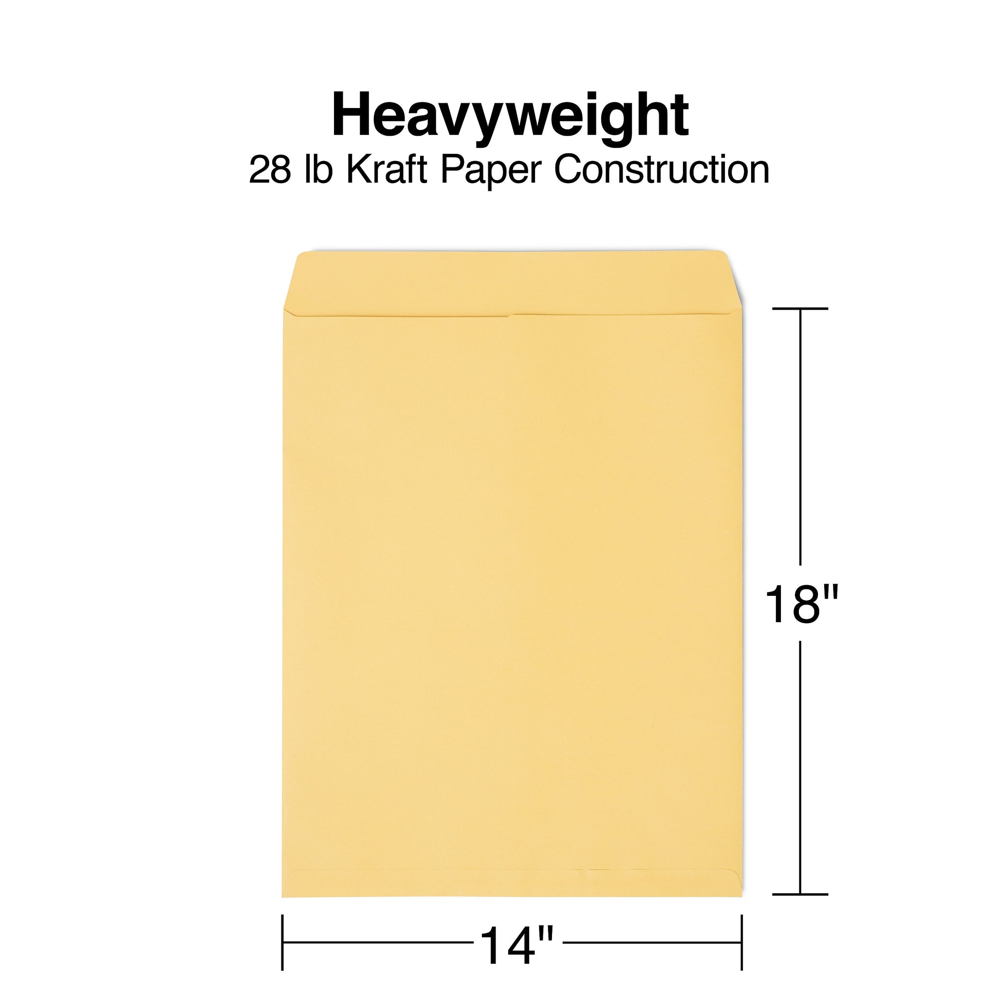 Staples Open End Kraft Catalog Envelopes, 14