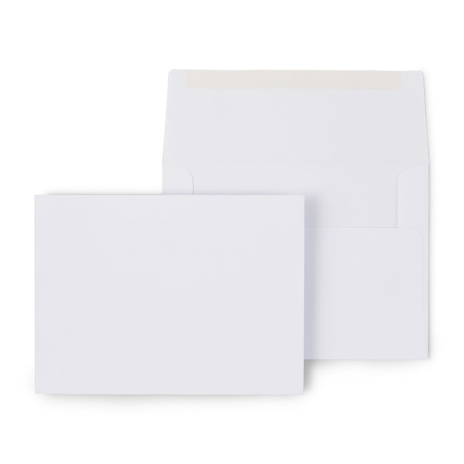 Staples Photo Gummed Invitation Envelopes, 4 3/4" x 6 1/2", White, 50/Box