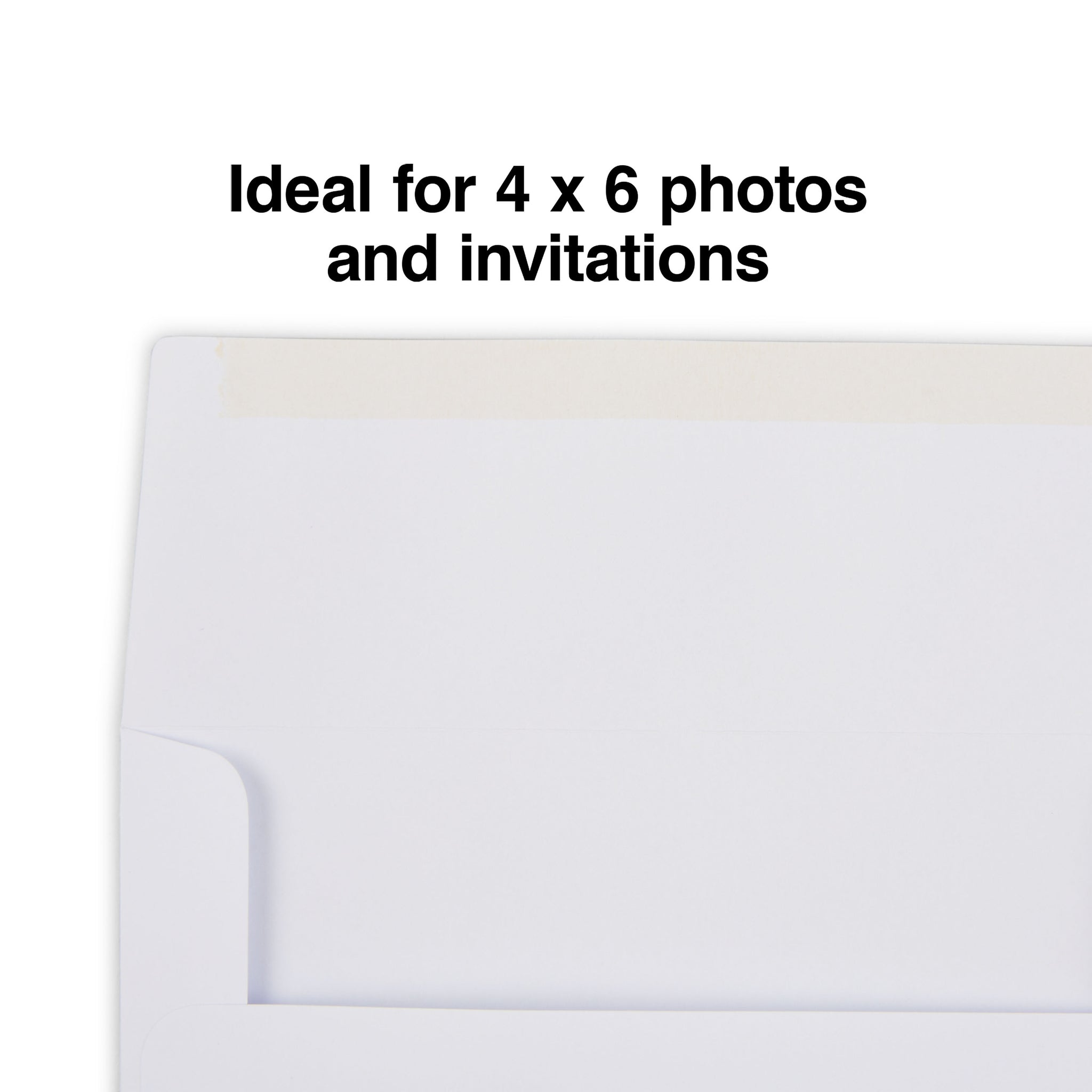 Staples Photo Gummed Invitation Envelopes, 4 3/4
