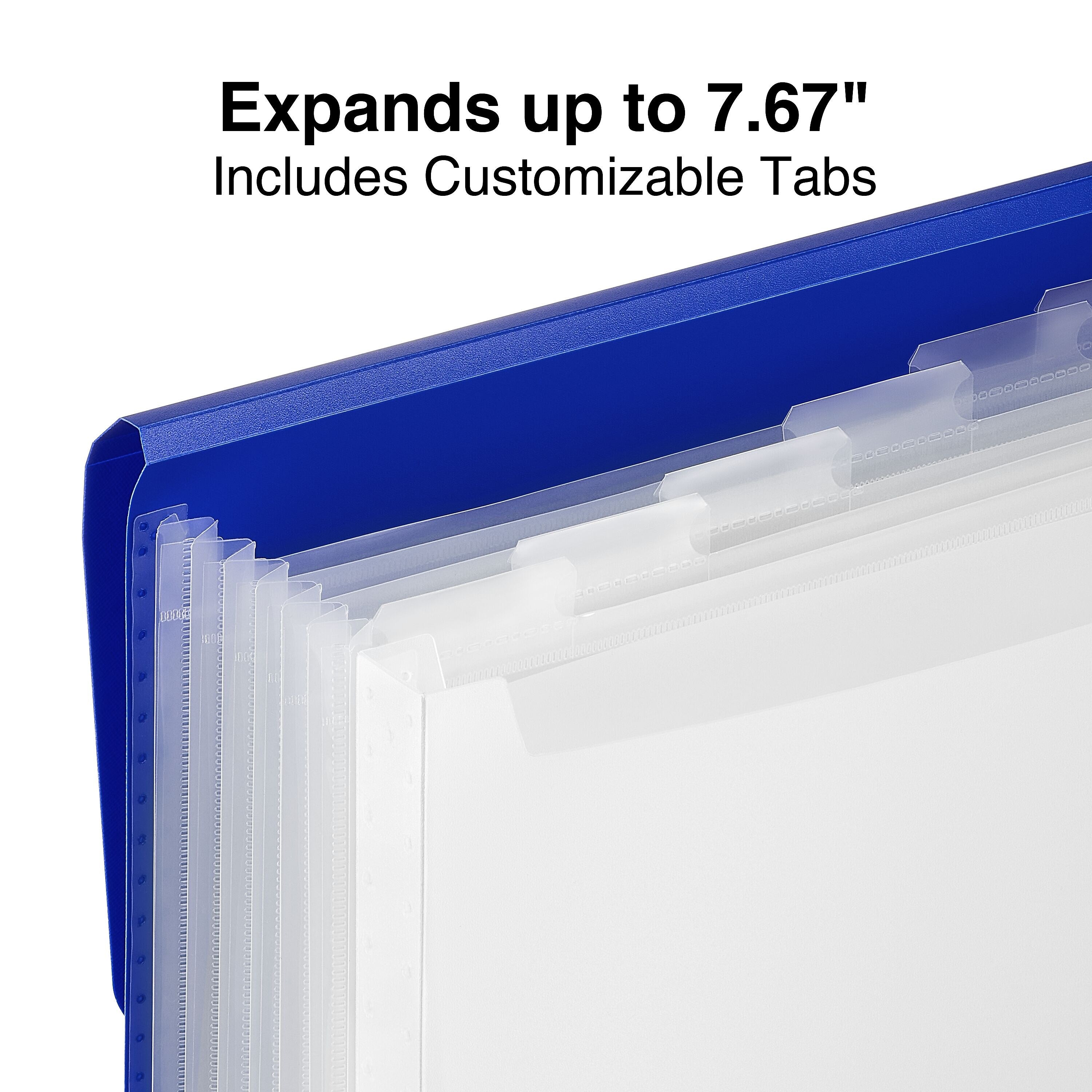 Staples Plastic Accordion File, 7-Pocket, Letter Size, Assorted Colors