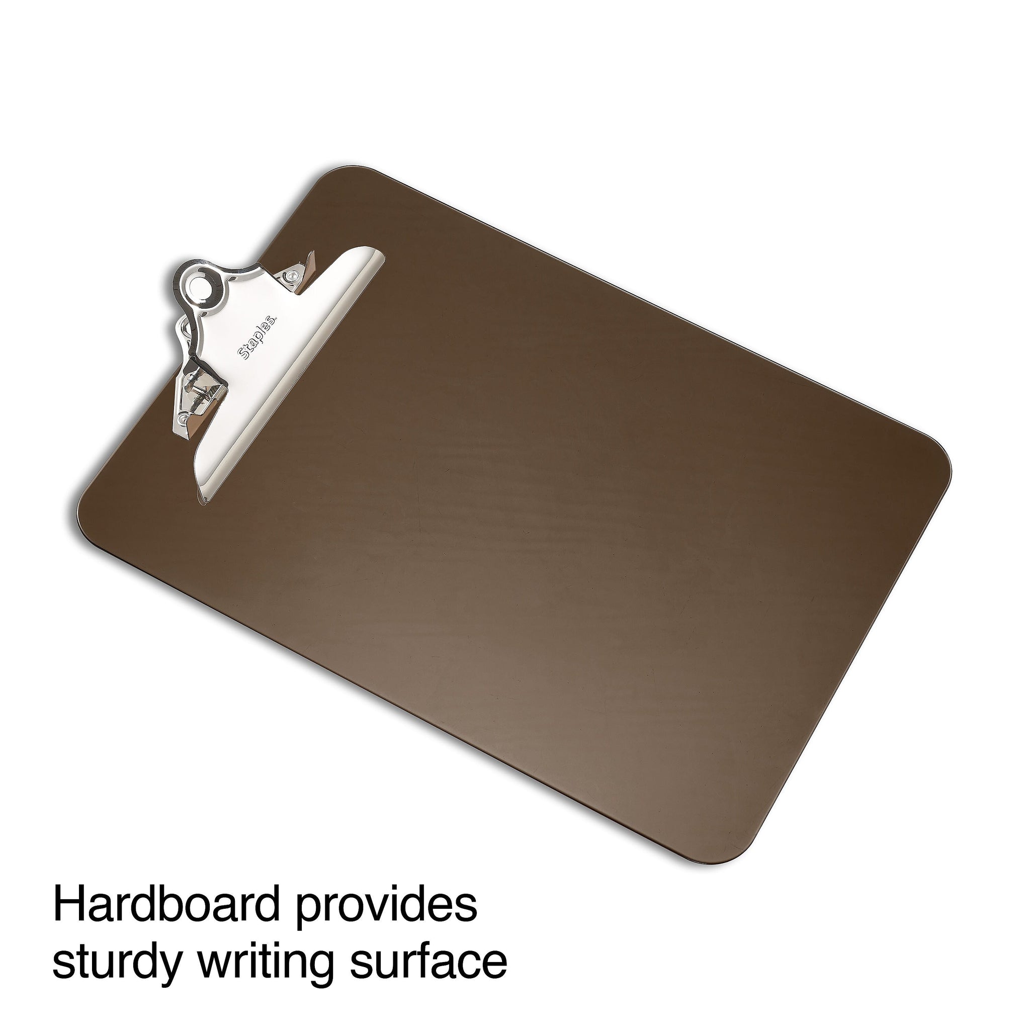 Staples Plastic Clipboard, Letter Size, Smoke