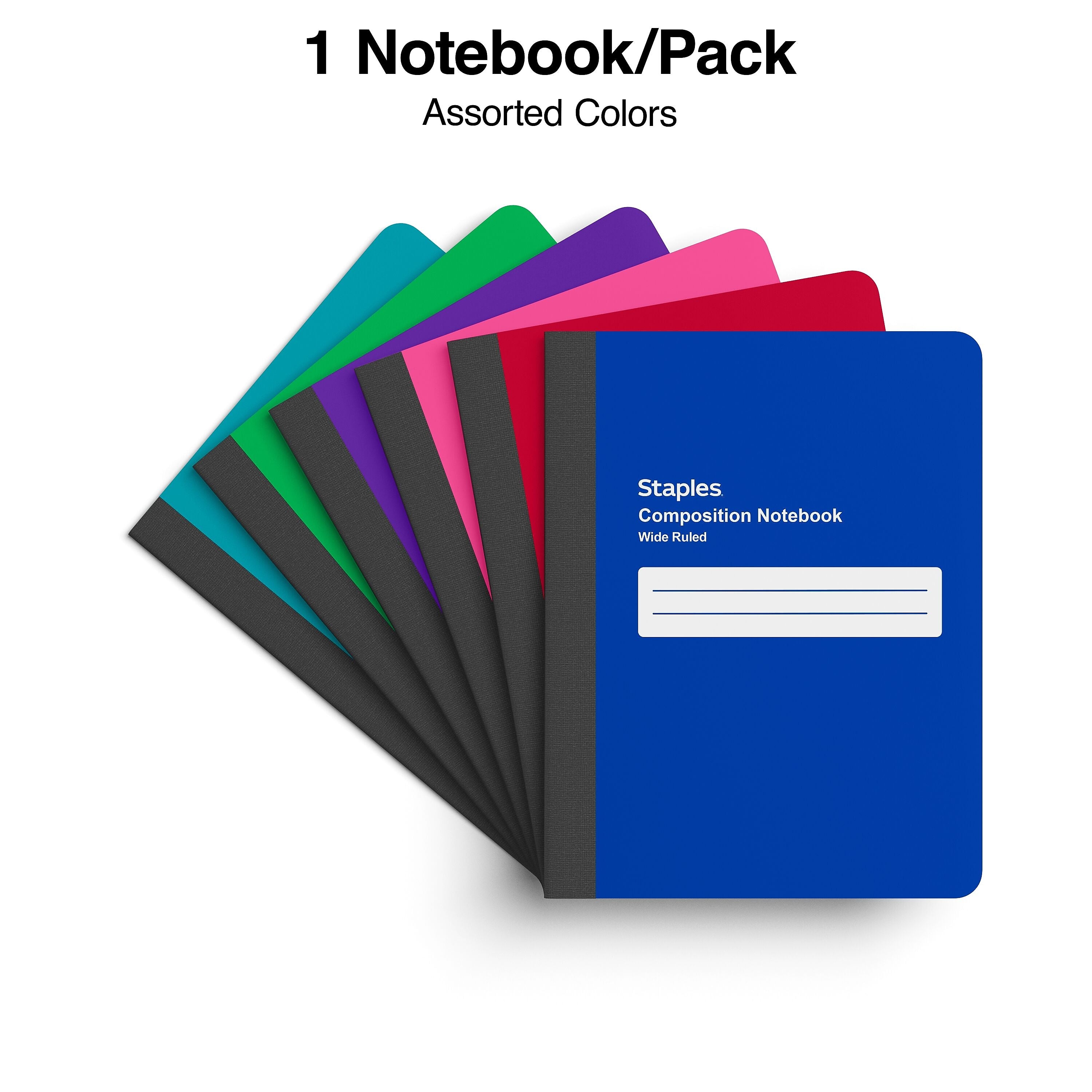 Staples Poly Composition Notebook, 7.5