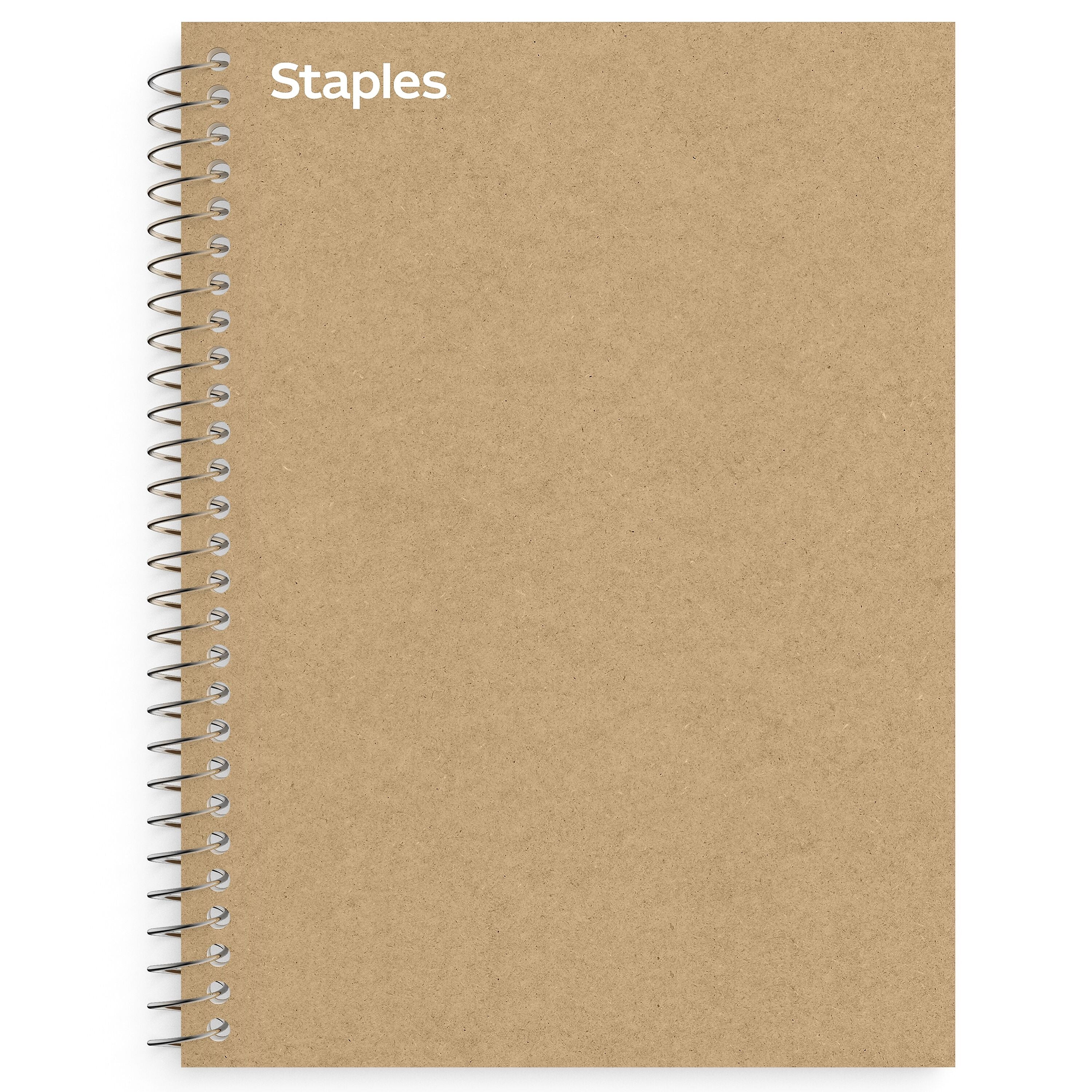 Staples Premium 1-Subject Notebook, 5.875