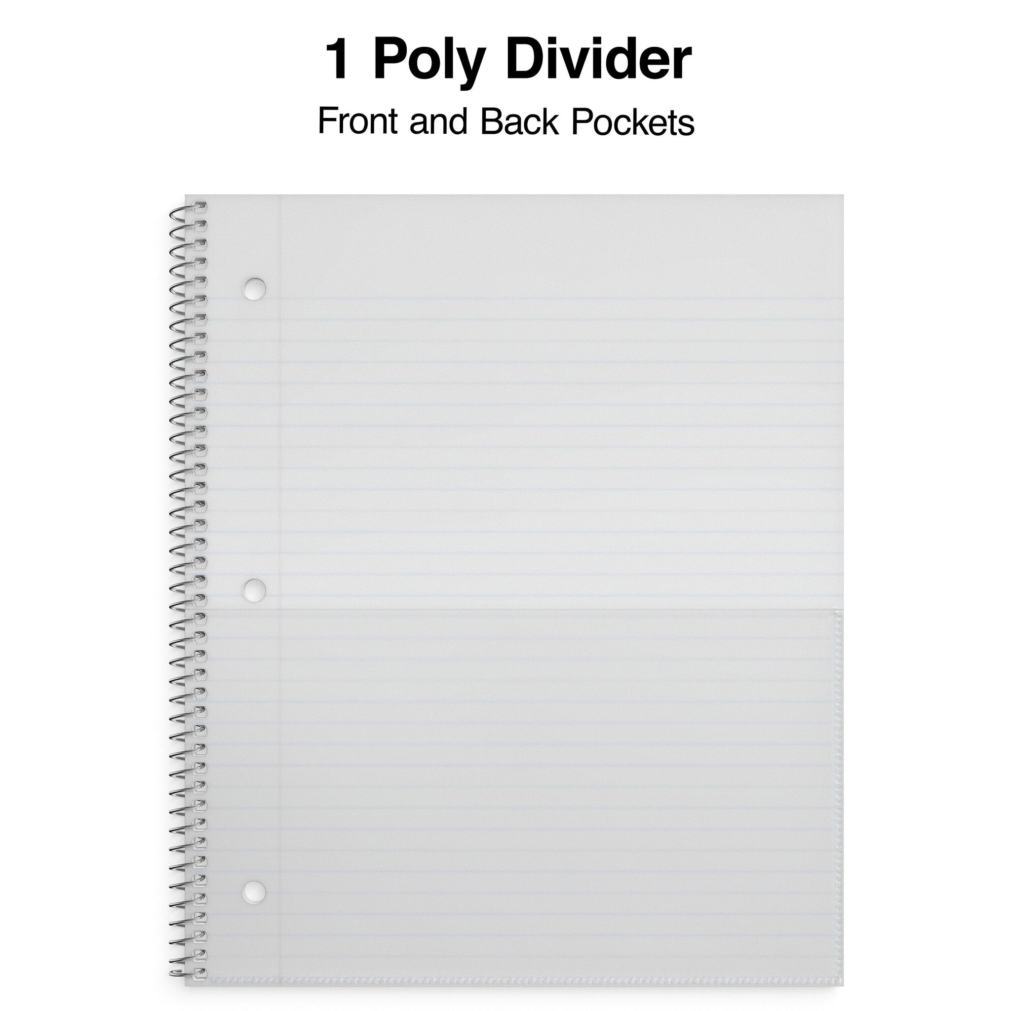 Staples Premium 1-Subject Notebook, 8