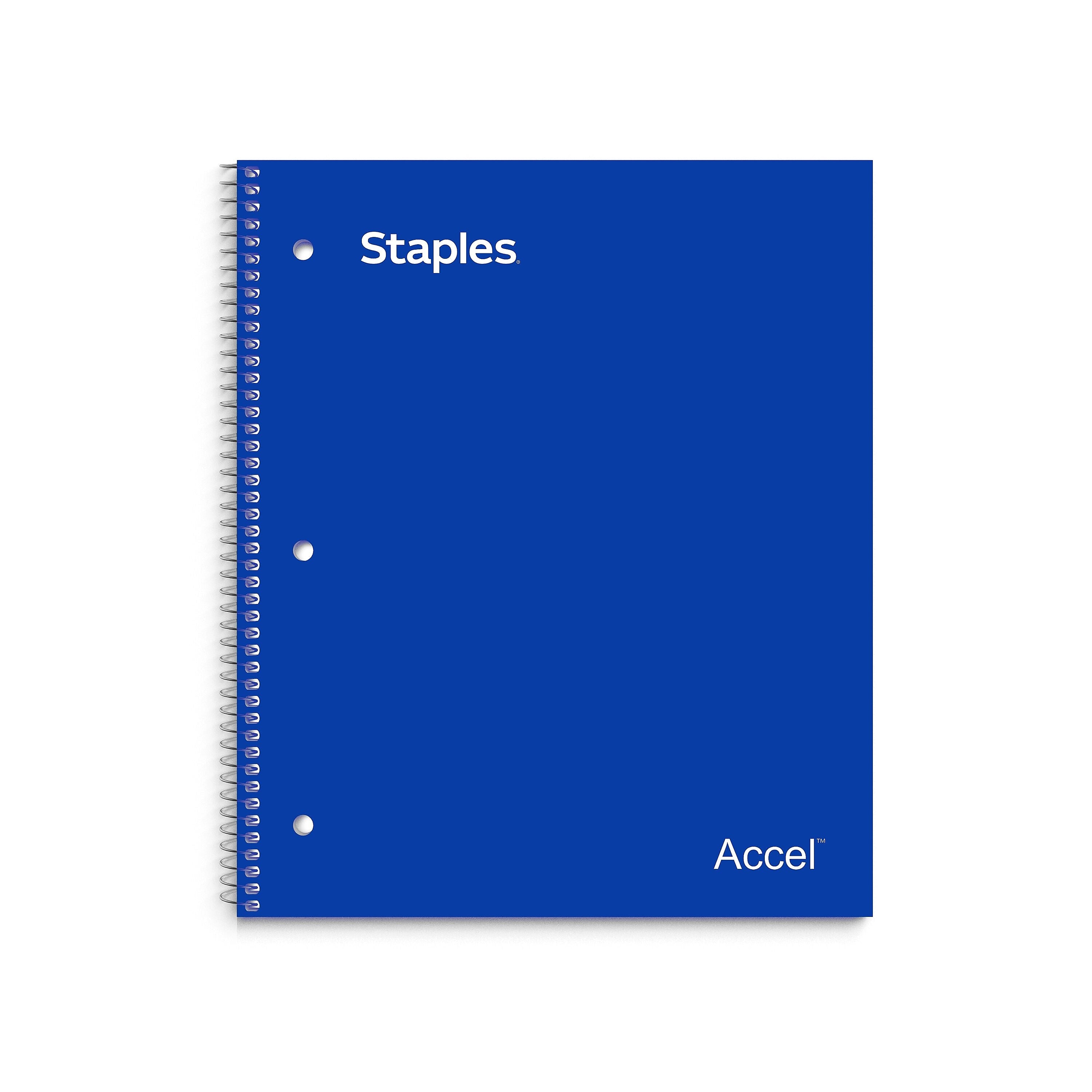 Staples Premium 1-Subject Notebook, 8