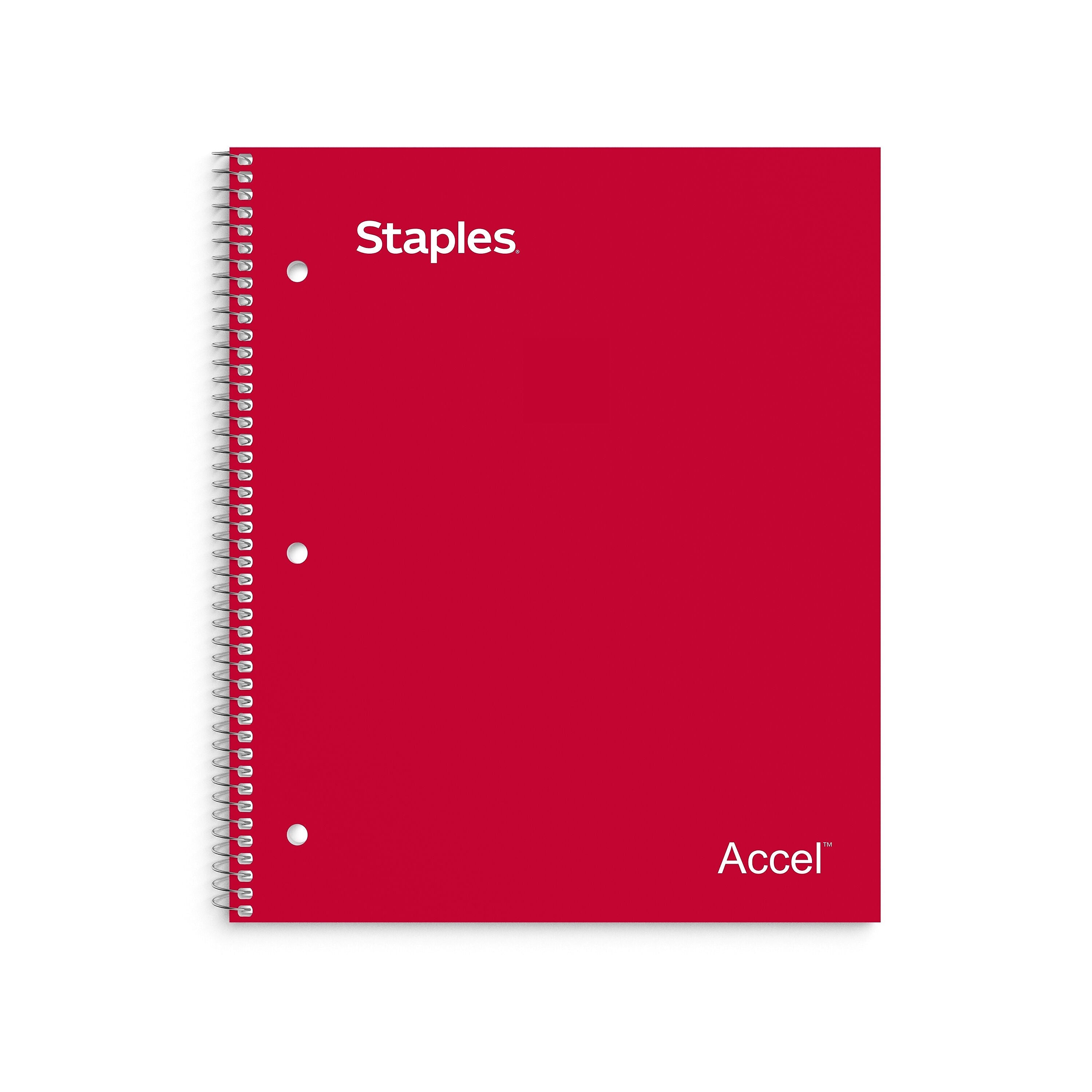 Staples Premium 1-Subject Notebook, 8.5