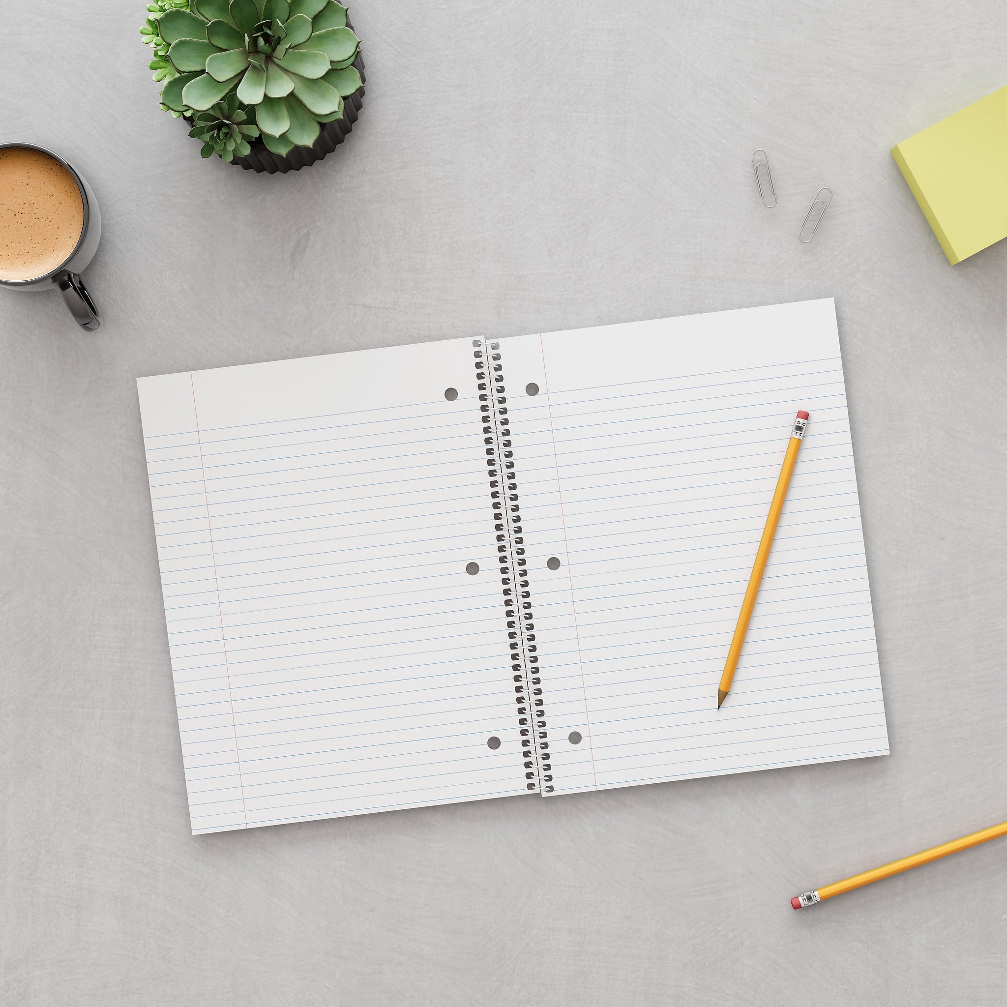 Staples® Premium 1-Subject Subject Notebooks, 8.5