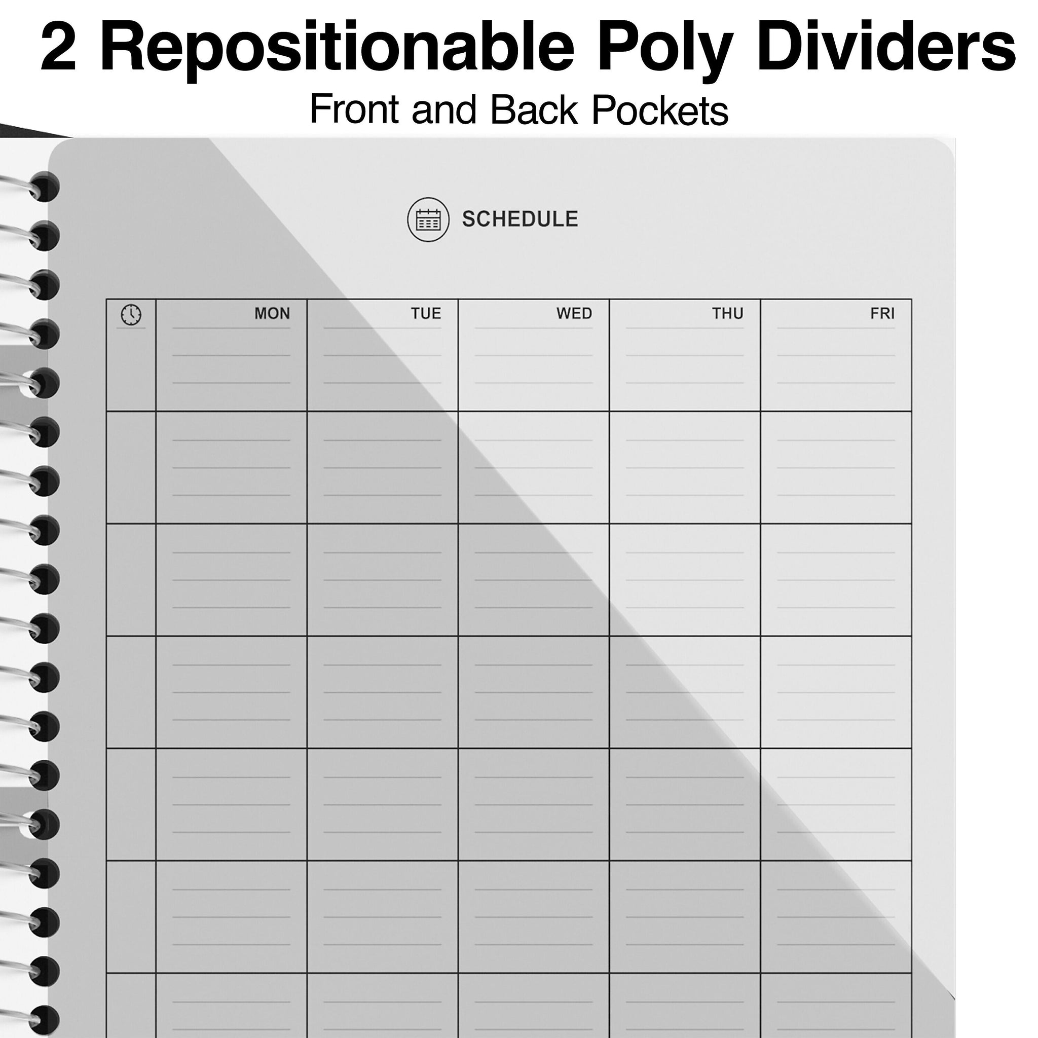 Staples Premium 2-Subject Notebook, 6