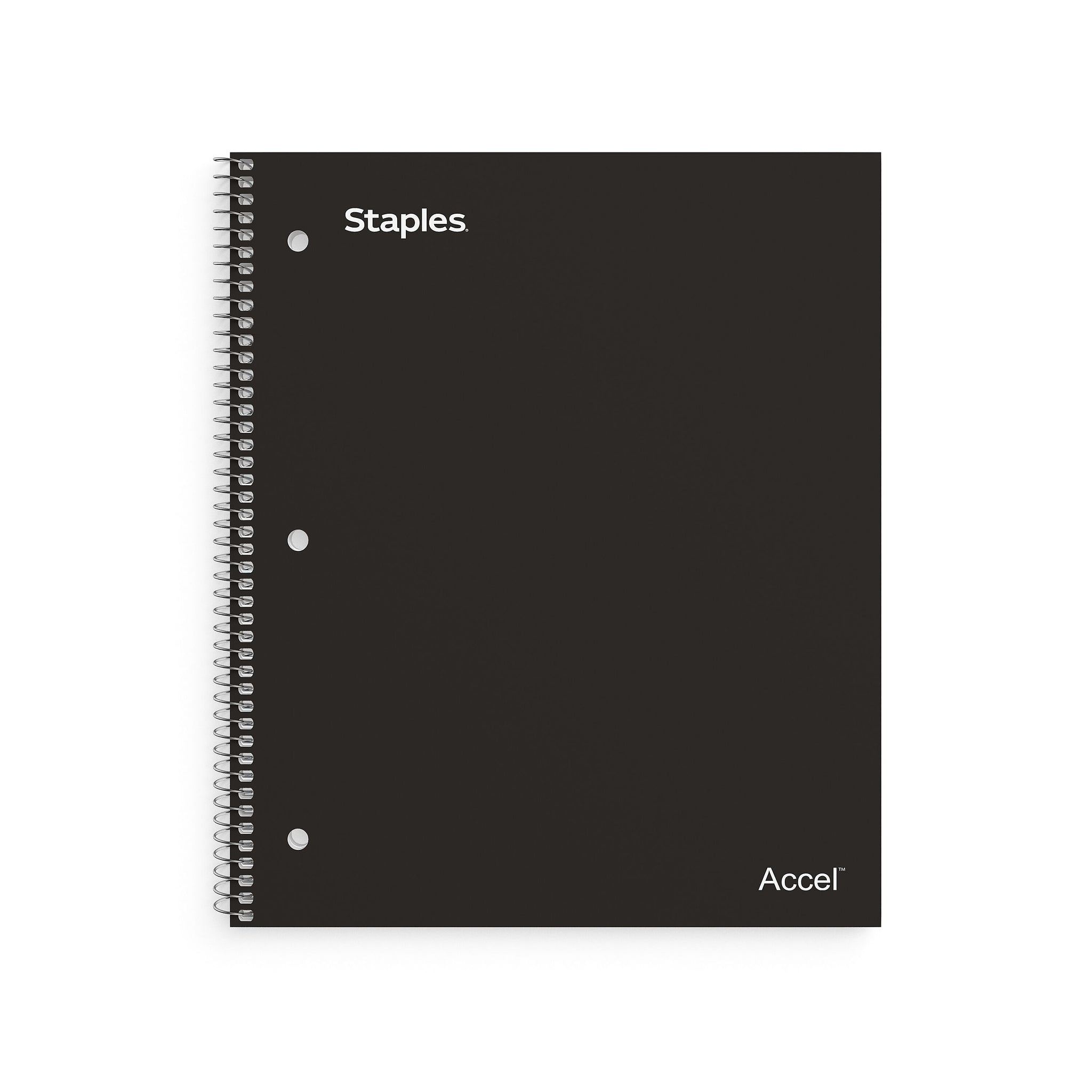 Staples Premium 2-Subject Notebook, 8.5