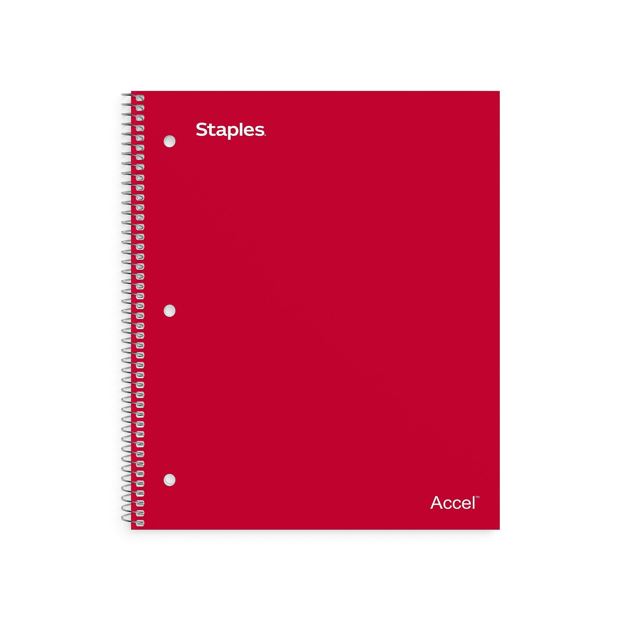 Staples Premium 2-Subject Notebook, 8.5