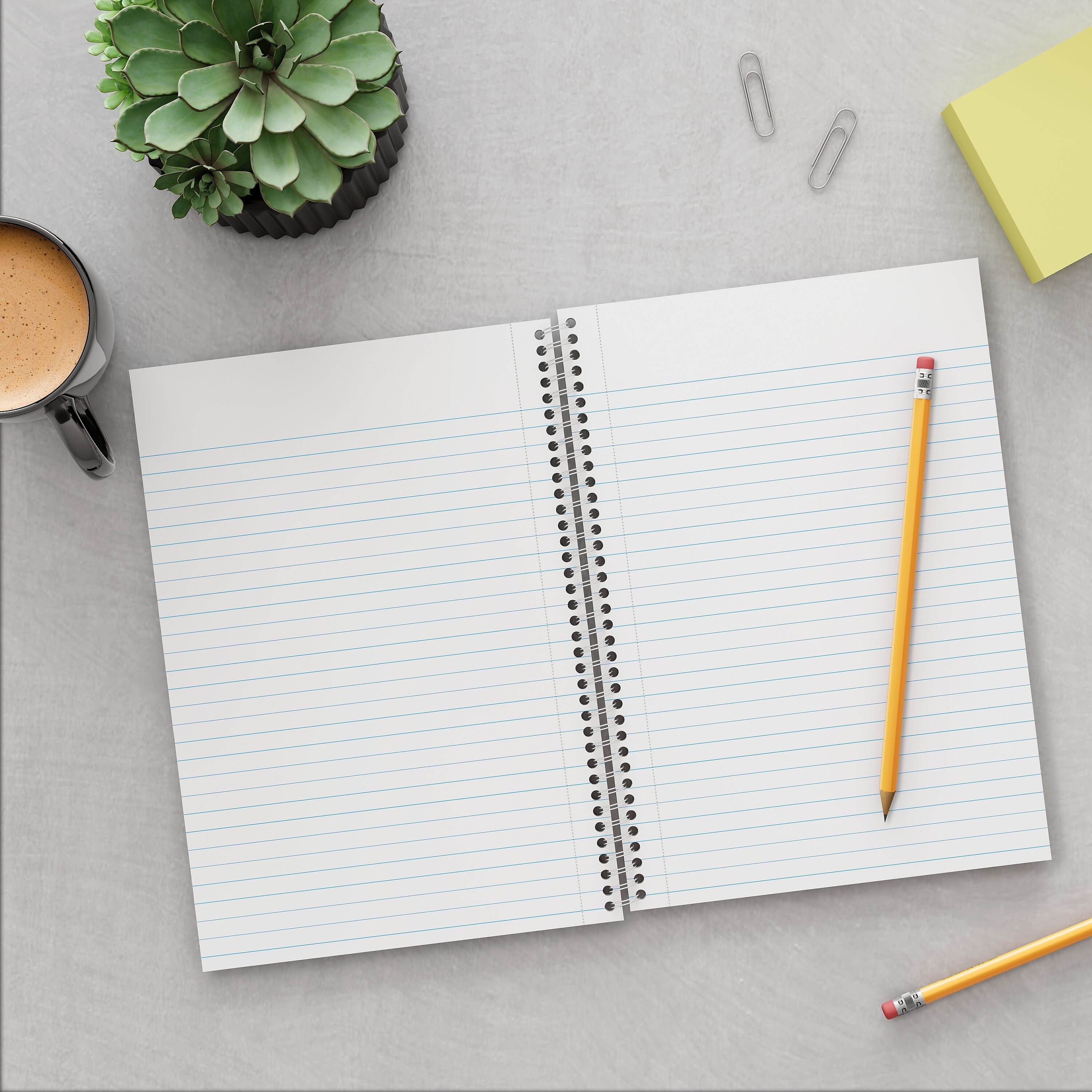 Staples Premium 3-Subject Notebook, 5.88