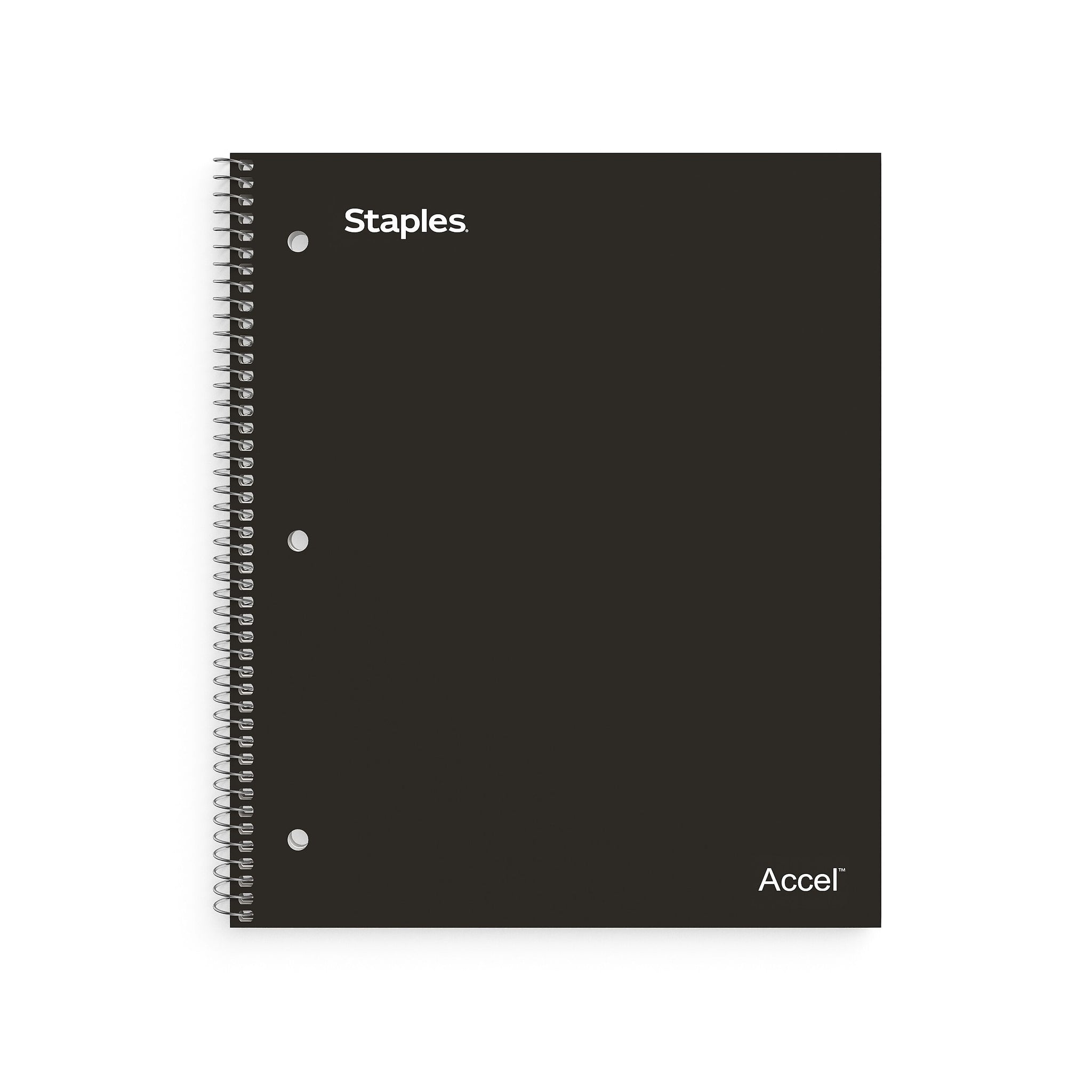 Staples Premium 3-Subject Notebook, 8.5