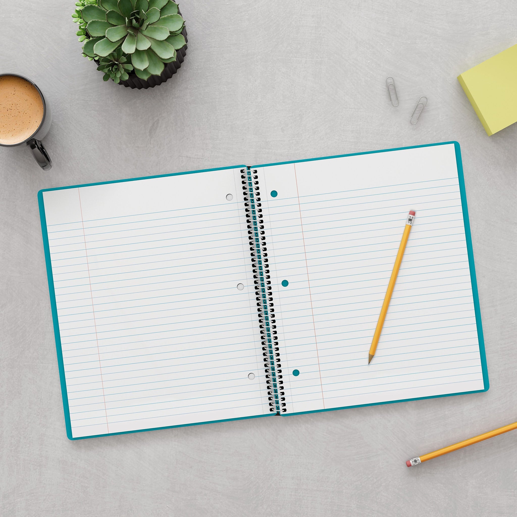 Staples Premium 3-Subject Notebook, 8.5