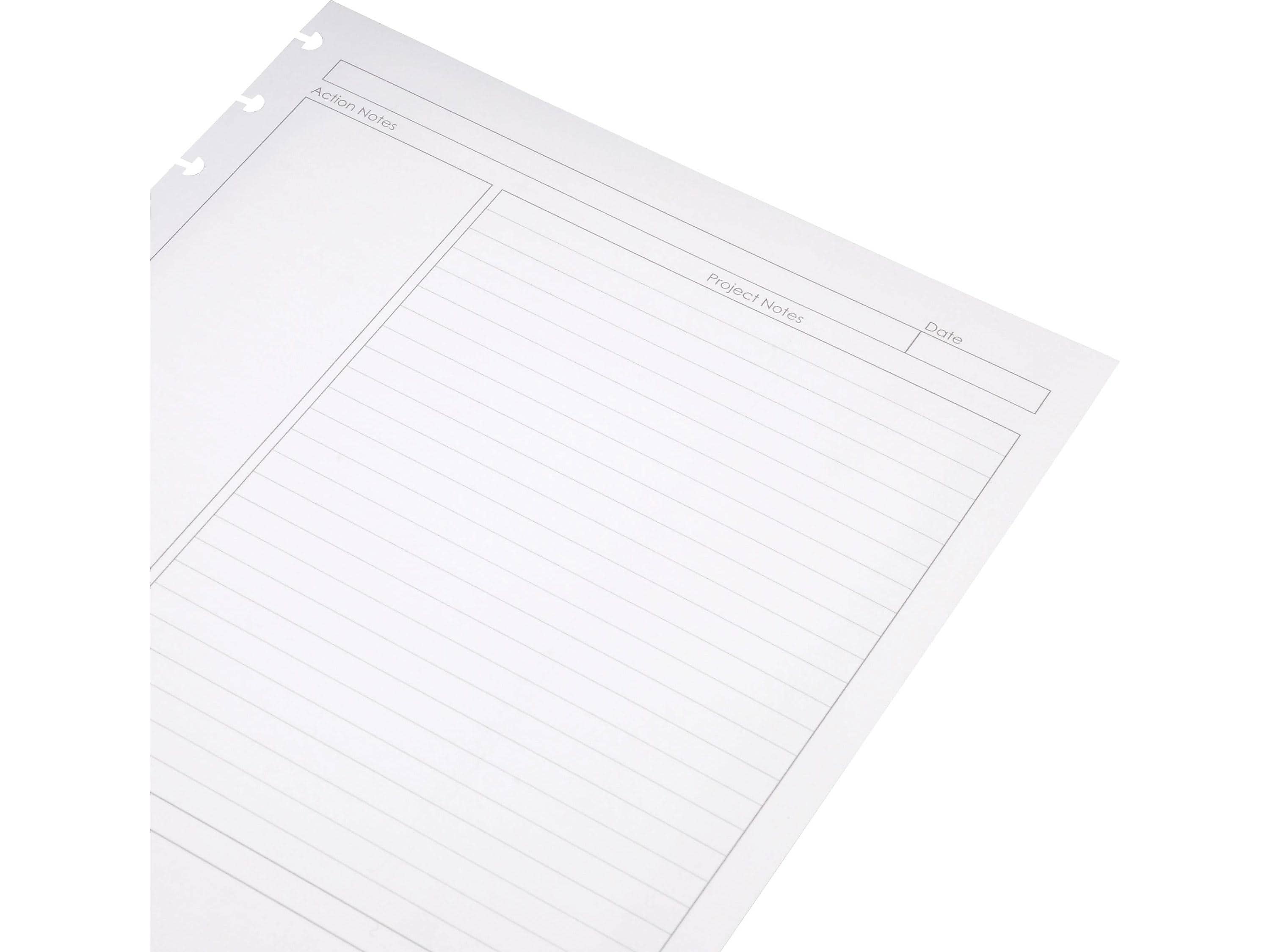 Staples Premium Arc Notebook System Refill Paper, 8.5