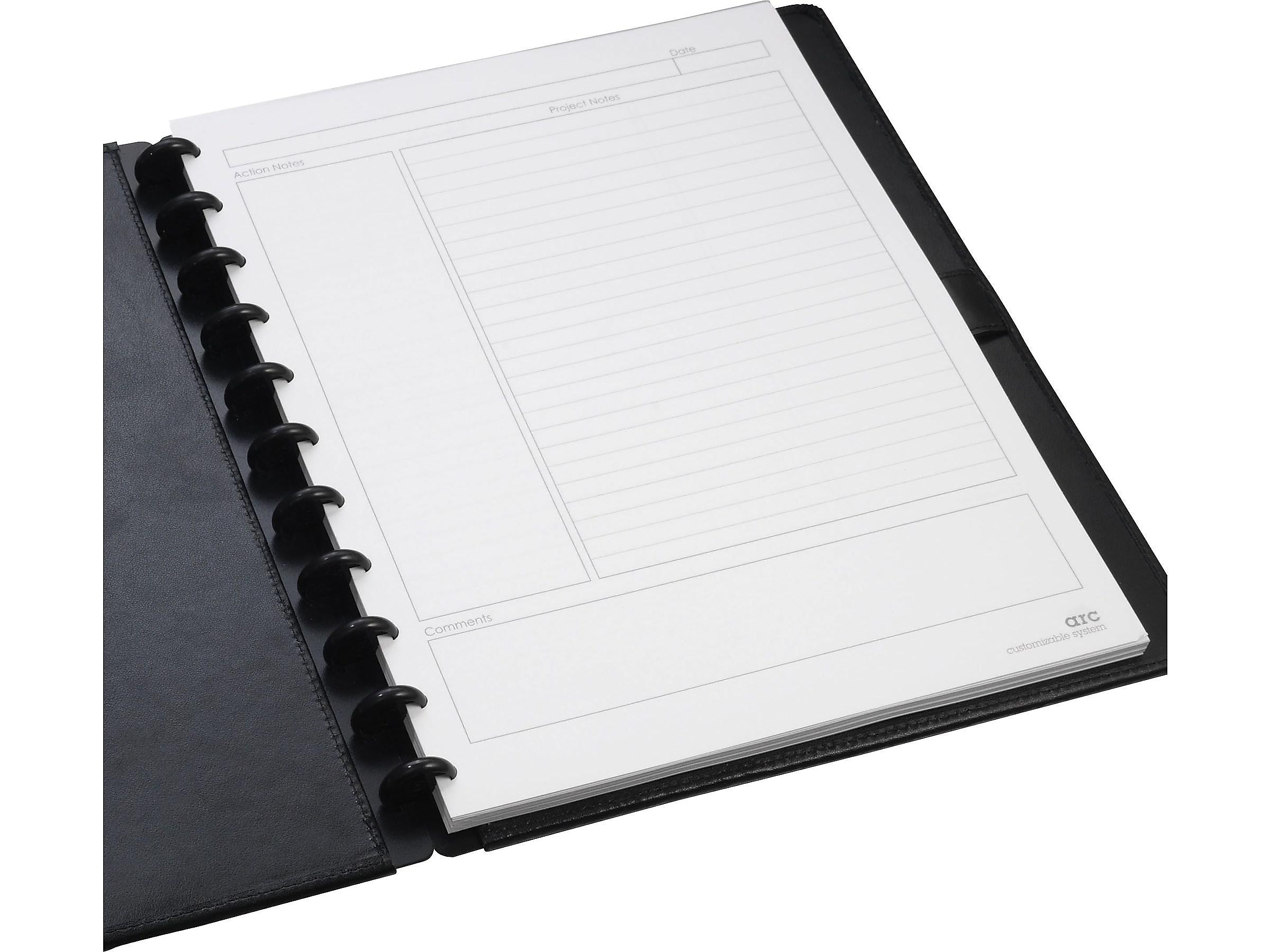 Staples Premium Arc Notebook System Refill Paper, 8.5